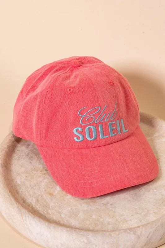 Club Soleil Cap in Red - All About Eve sold by Always Alice