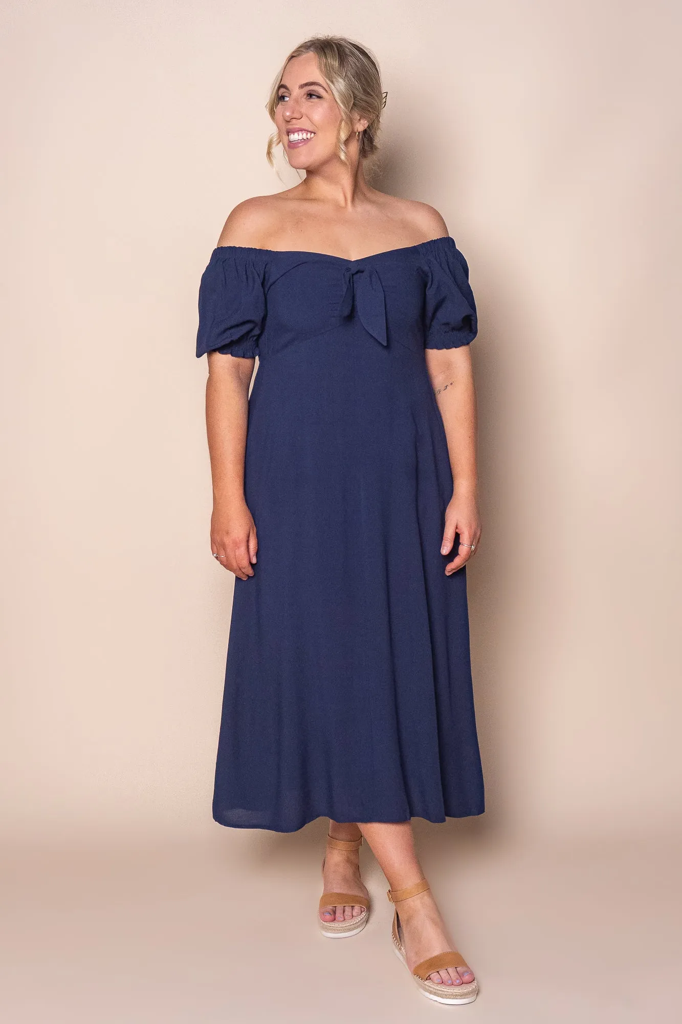 Sienna Midi Dress in Navy sold by Always Alice product image thumbnail 2