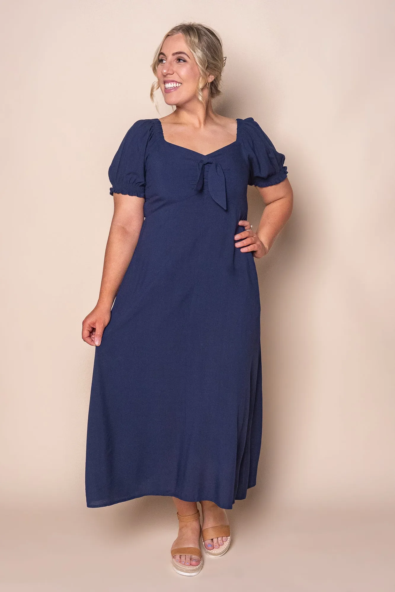 Sienna Midi Dress in Navy sold by Always Alice product image thumbnail 3