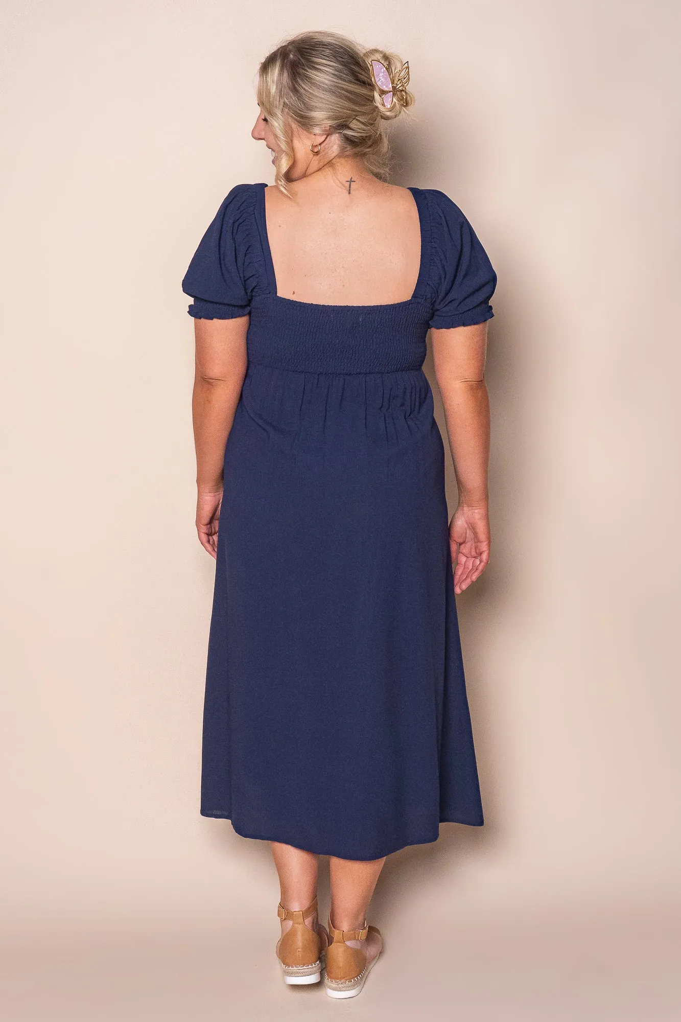 Sienna Midi Dress in Navy sold by Always Alice product image thumbnail 5