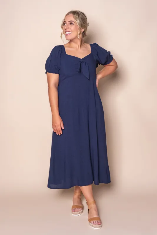 Sienna Midi Dress in Navy sold by Always Alice