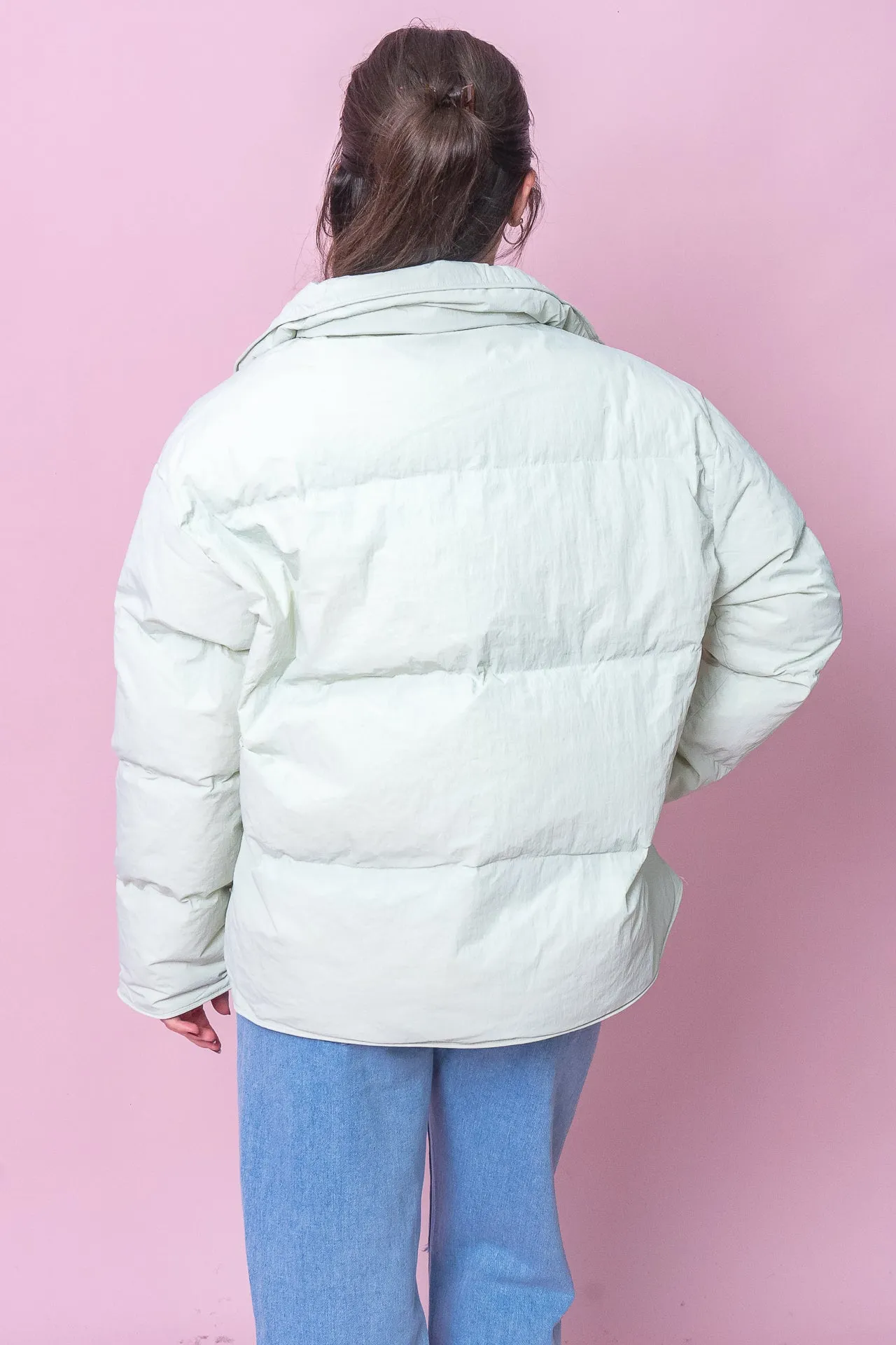 Calliope Puffer Jacket in Pale Green sold by Always Alice product image thumbnail 5