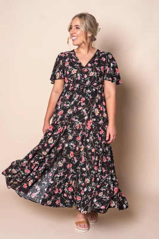 Tahlia Maxi Dress in Black sold by Always Alice