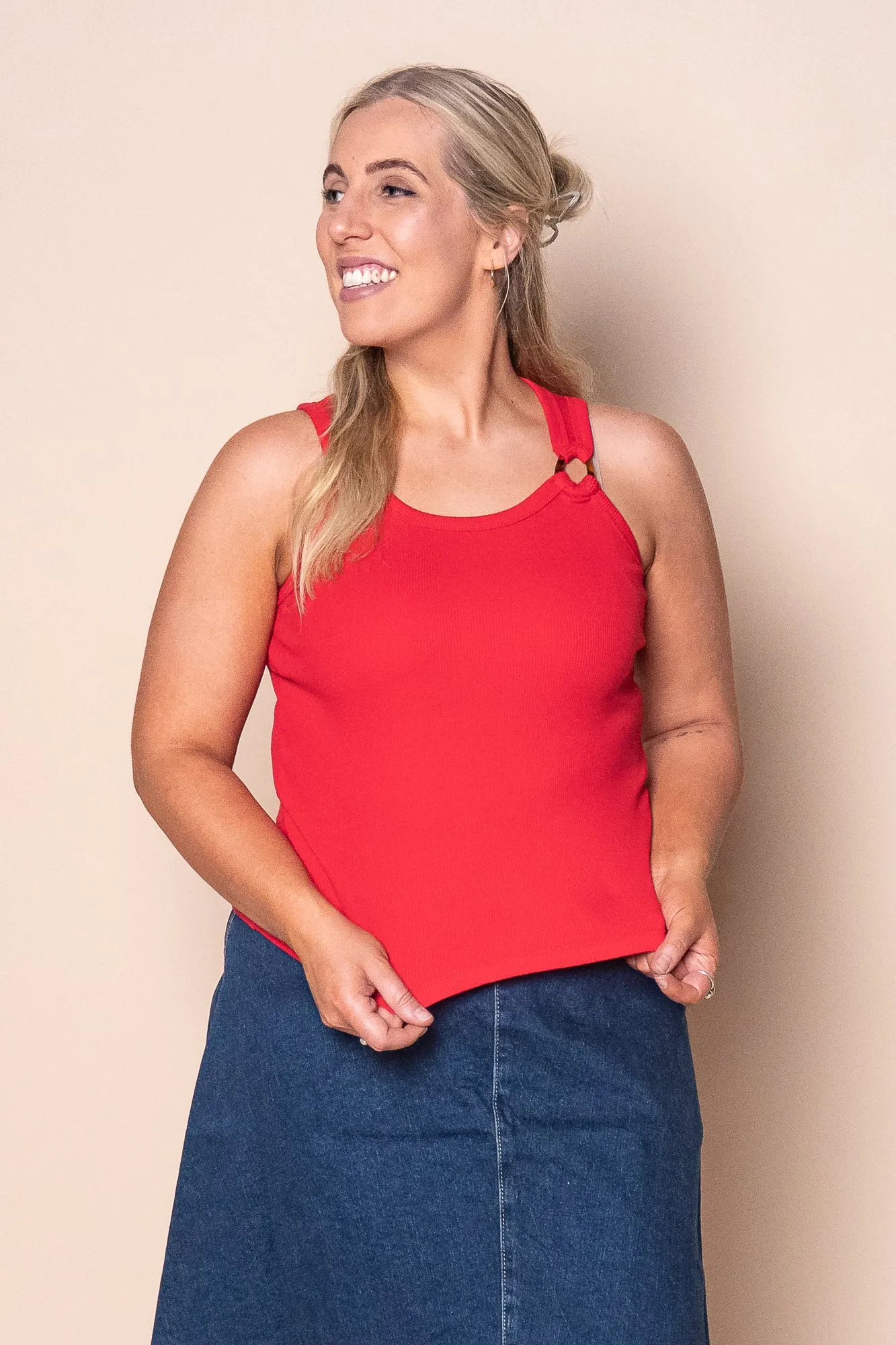 Sierra Tank in Red - All About Eve sold by Always Alice product image thumbnail 2