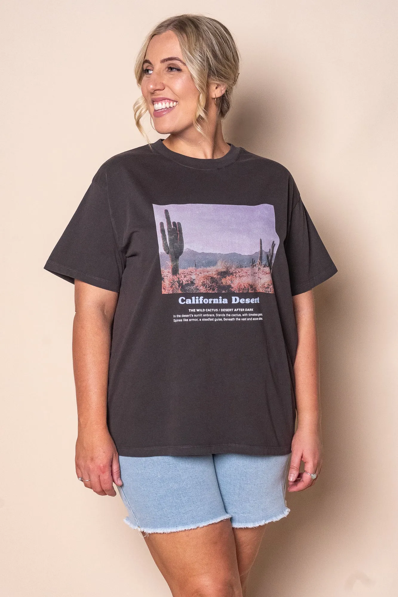 Liberty Road Relaxed Tee in Washed Black - All About Eve sold by Always Alice product image thumbnail 3