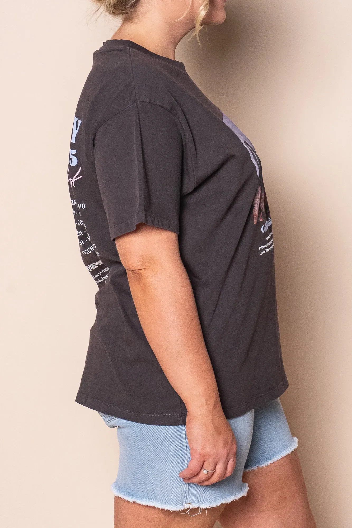Liberty Road Relaxed Tee in Washed Black - All About Eve sold by Always Alice product image thumbnail 5