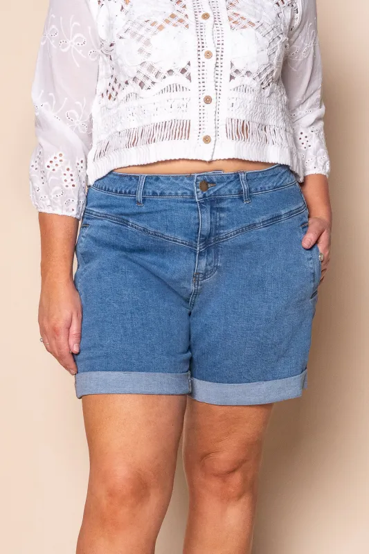 Devi Shorts in Mid Blue - Foxwood made by Foxwood Clothing