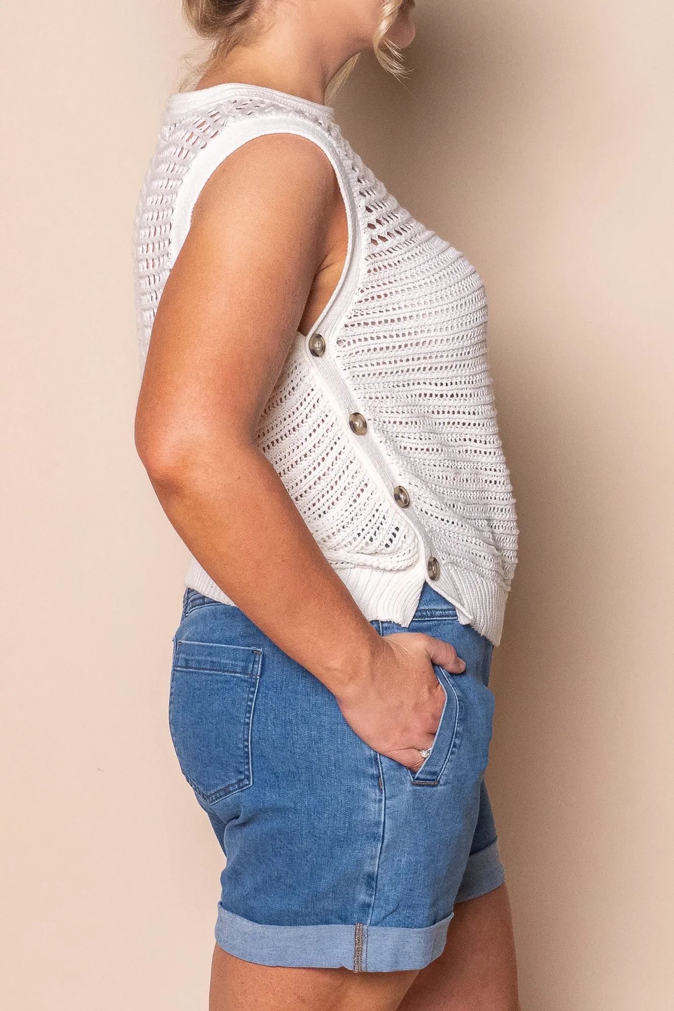 Chilli Knit Top in Vintage White - Foxwood sold by Always Alice product image thumbnail 5