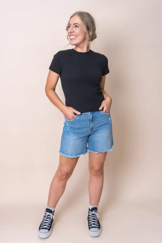 Bella Tee in Black - Silent Theory - Final Sale sold by Always Alice