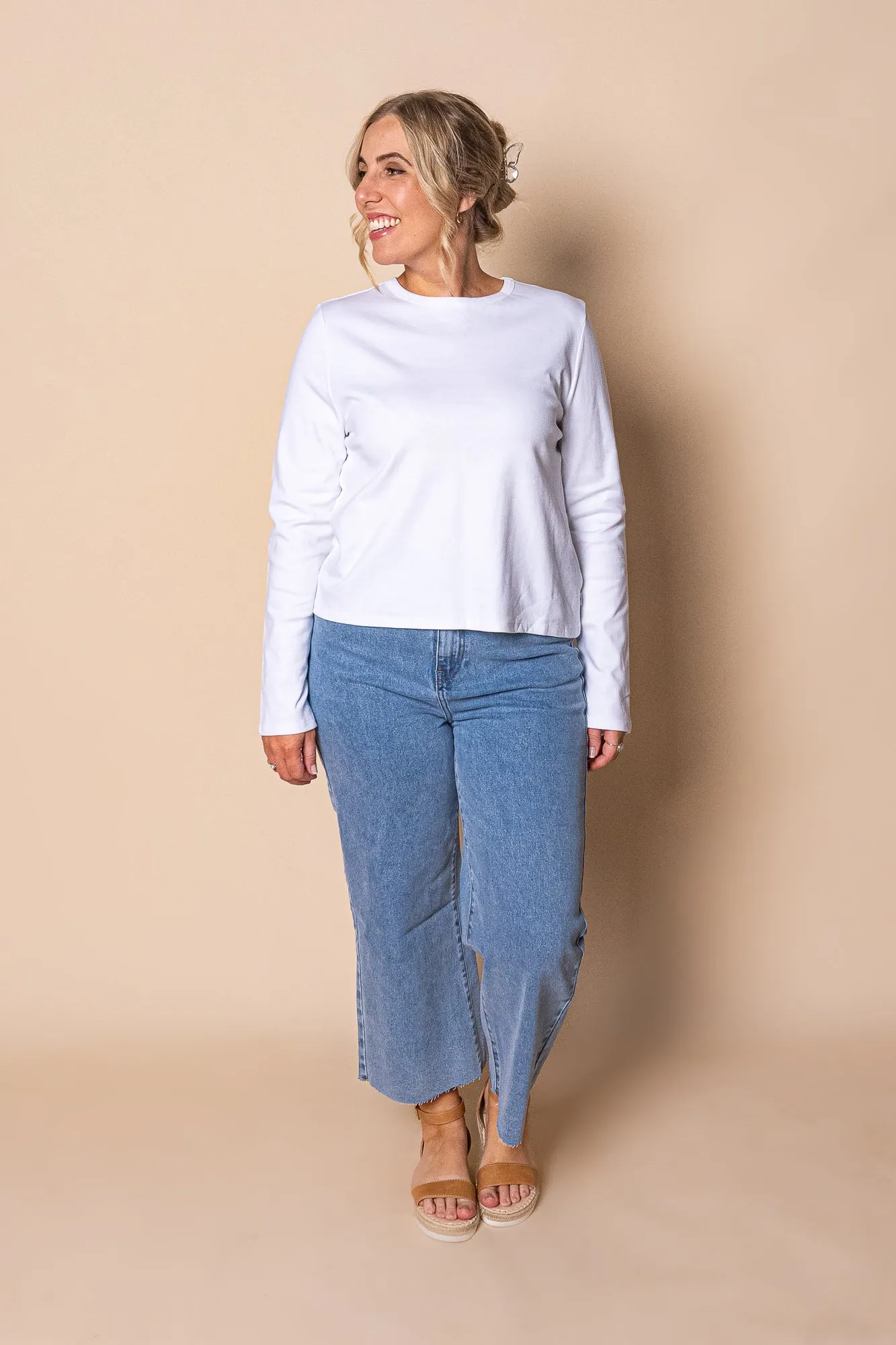 Regular L/S Tee in White - Silent Theory sold by Always Alice product image thumbnail 4