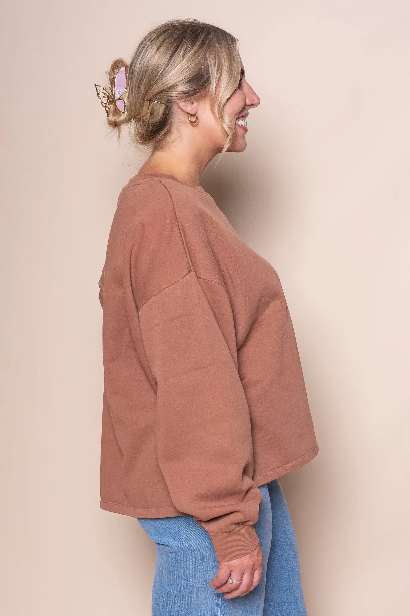 AAE Washed Box Crew in Cinnamon sold by Always Alice product image thumbnail 3