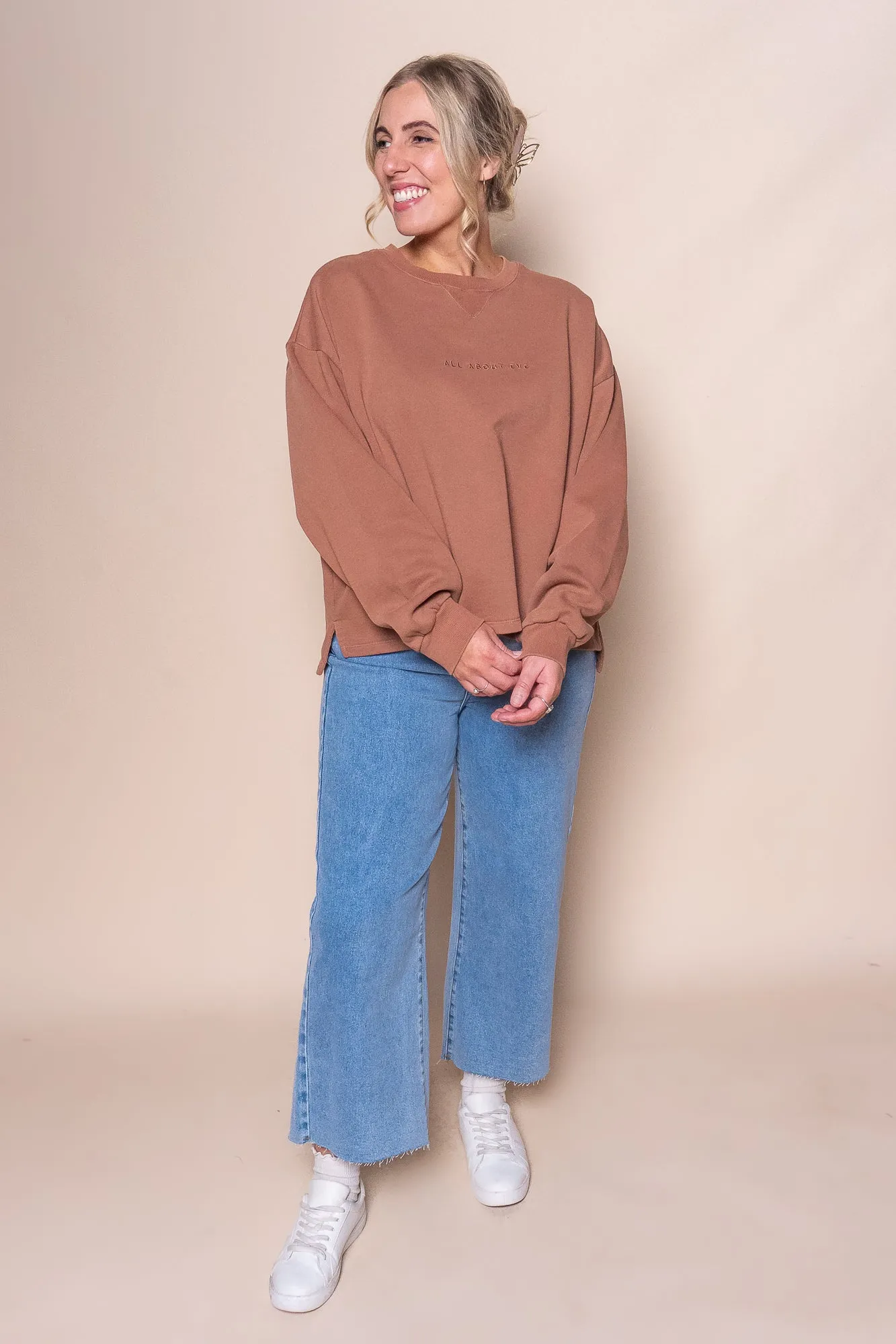 AAE Washed Box Crew in Cinnamon sold by Always Alice product image thumbnail 2