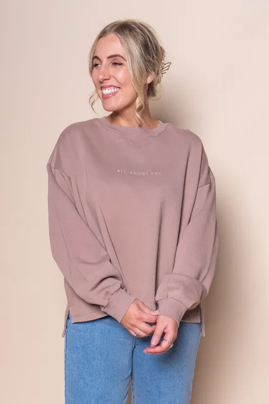 AAE Washed Box Crew in Fawn made by All About Eve