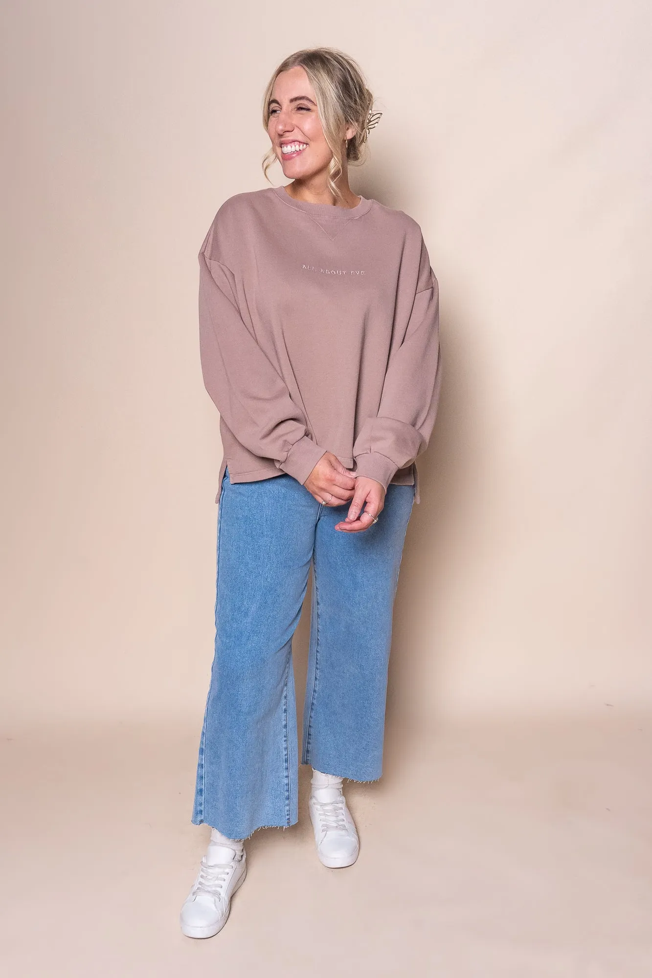 AAE Washed Box Crew in Fawn sold by Always Alice product image thumbnail 2