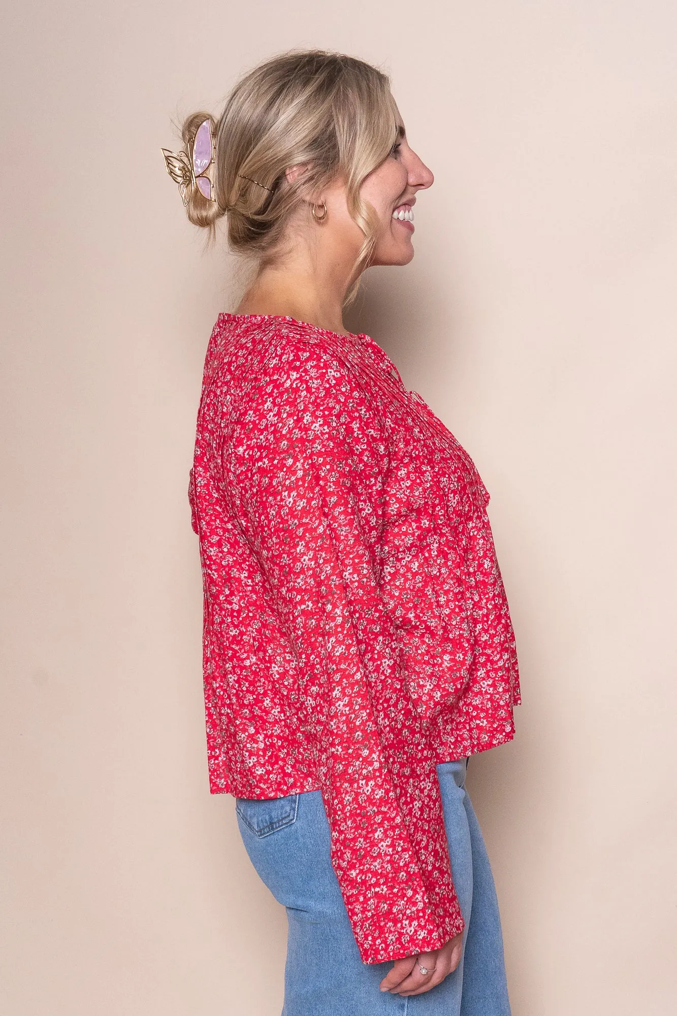Rhea L/S Top in Print - All About Eve sold by Always Alice product image thumbnail 3