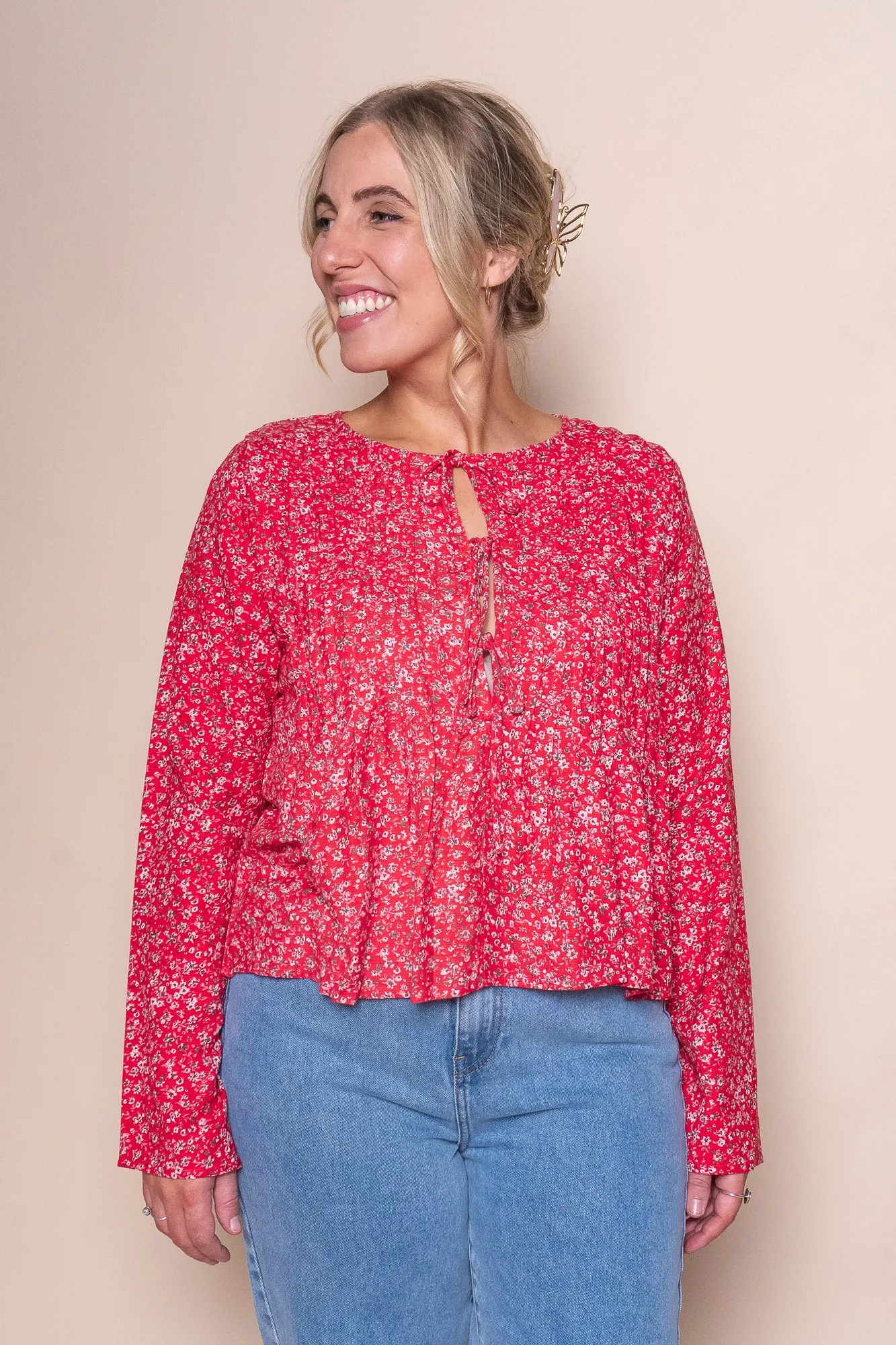 Rhea L/S Top in Print - All About Eve sold by Always Alice product image thumbnail 2
