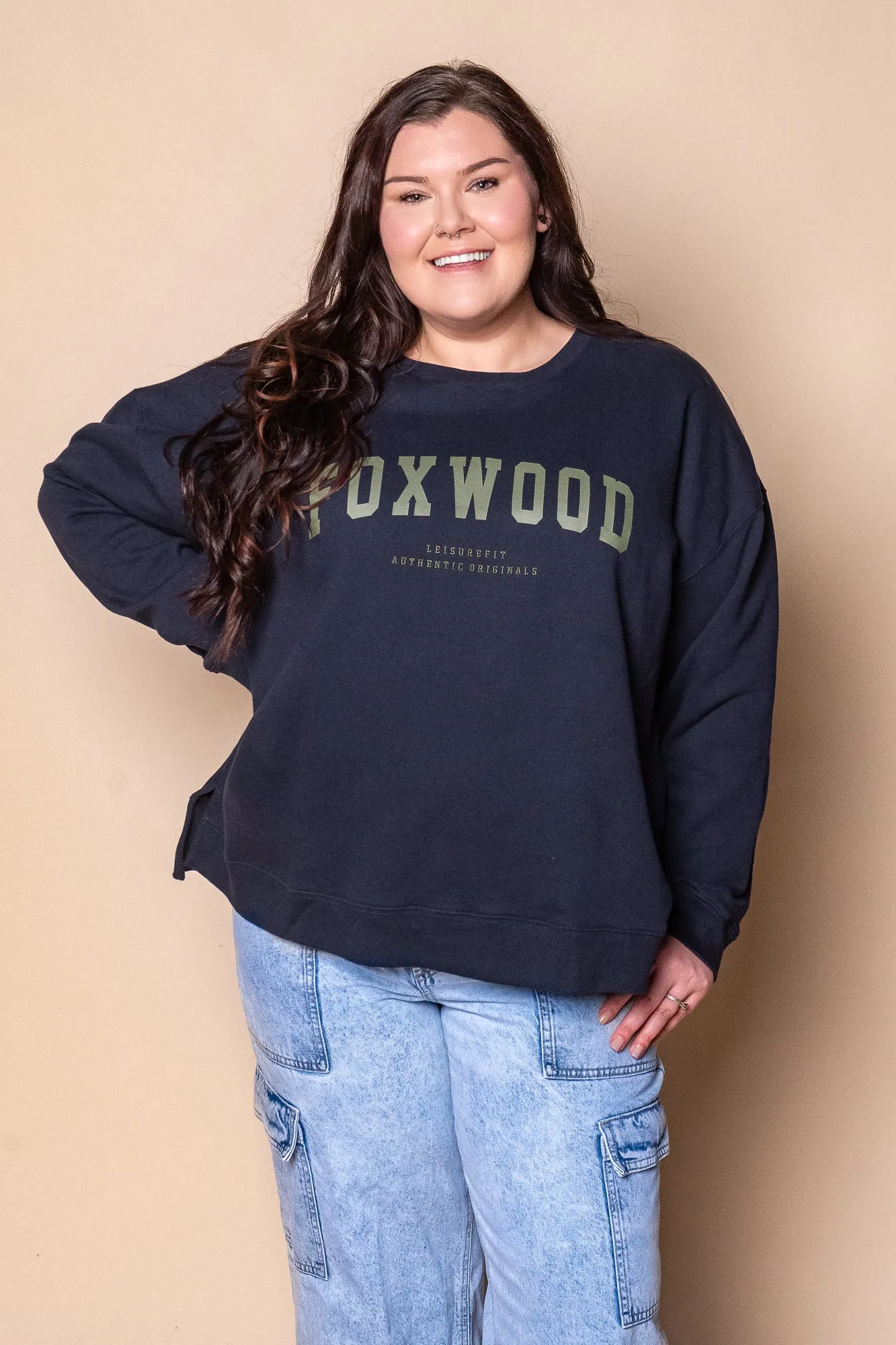 Interval Crew in Navy/Khaki - Foxwood sold by Always Alice product image thumbnail 2