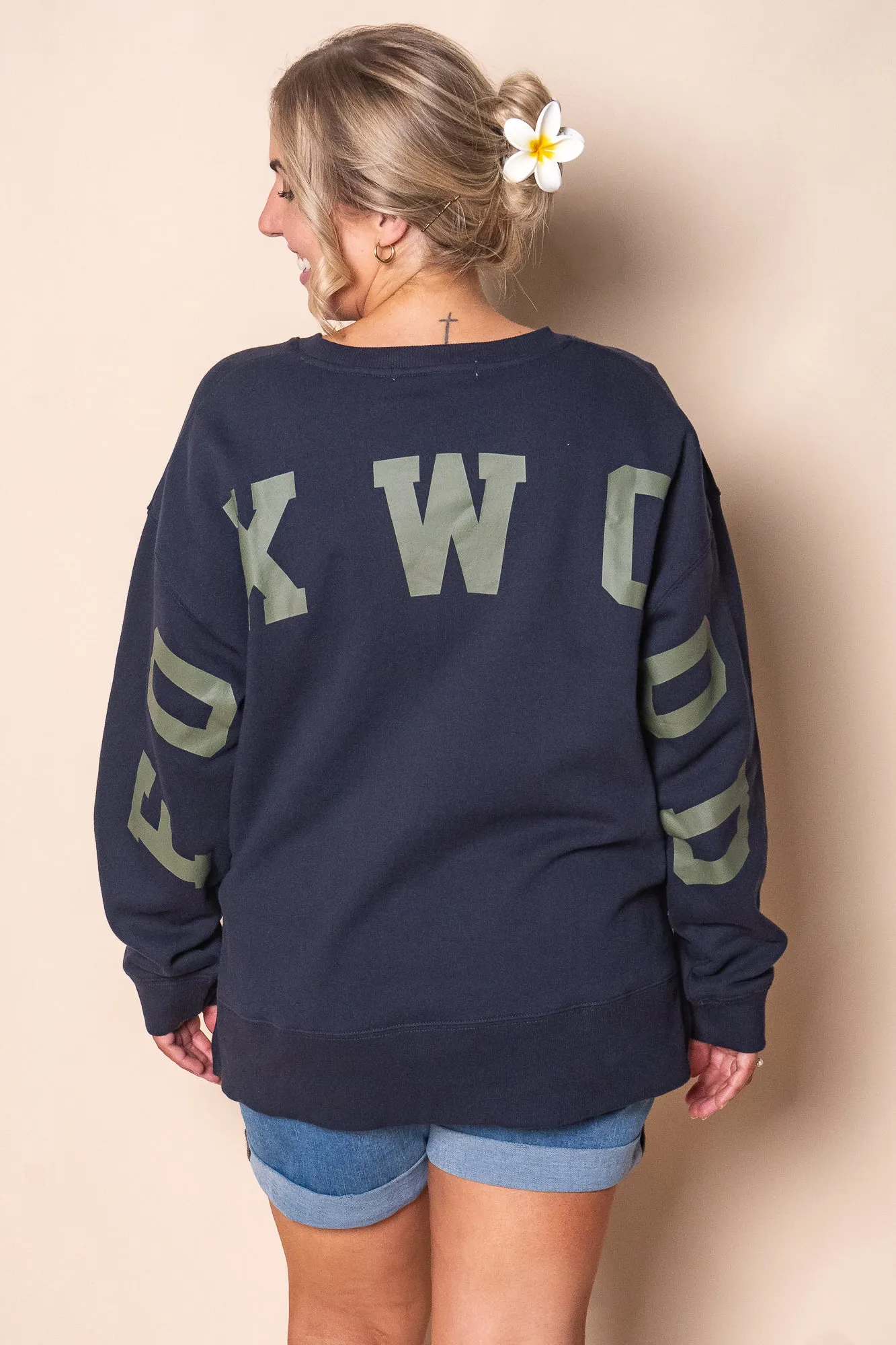 Interval Crew in Navy/Khaki - Foxwood sold by Always Alice product image thumbnail 5