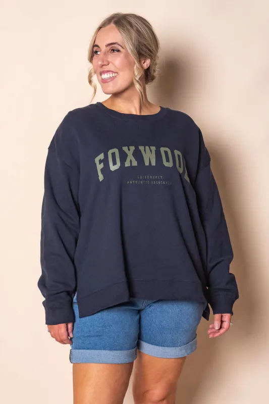 Interval Crew in Navy/Khaki - Foxwood sold by Always Alice