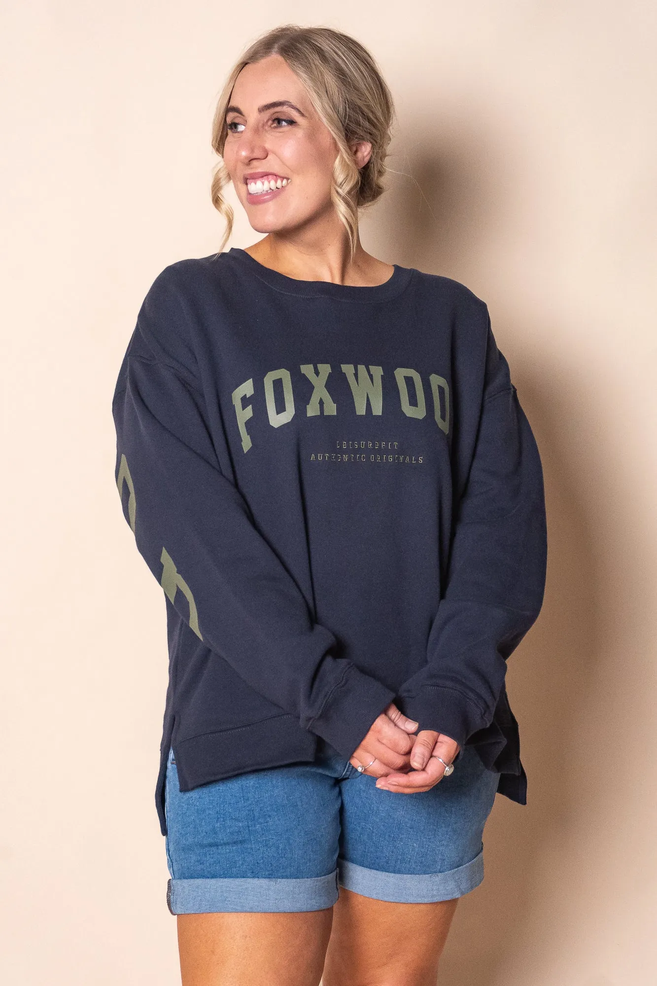 Interval Crew in Navy/Khaki - Foxwood sold by Always Alice product image thumbnail 3