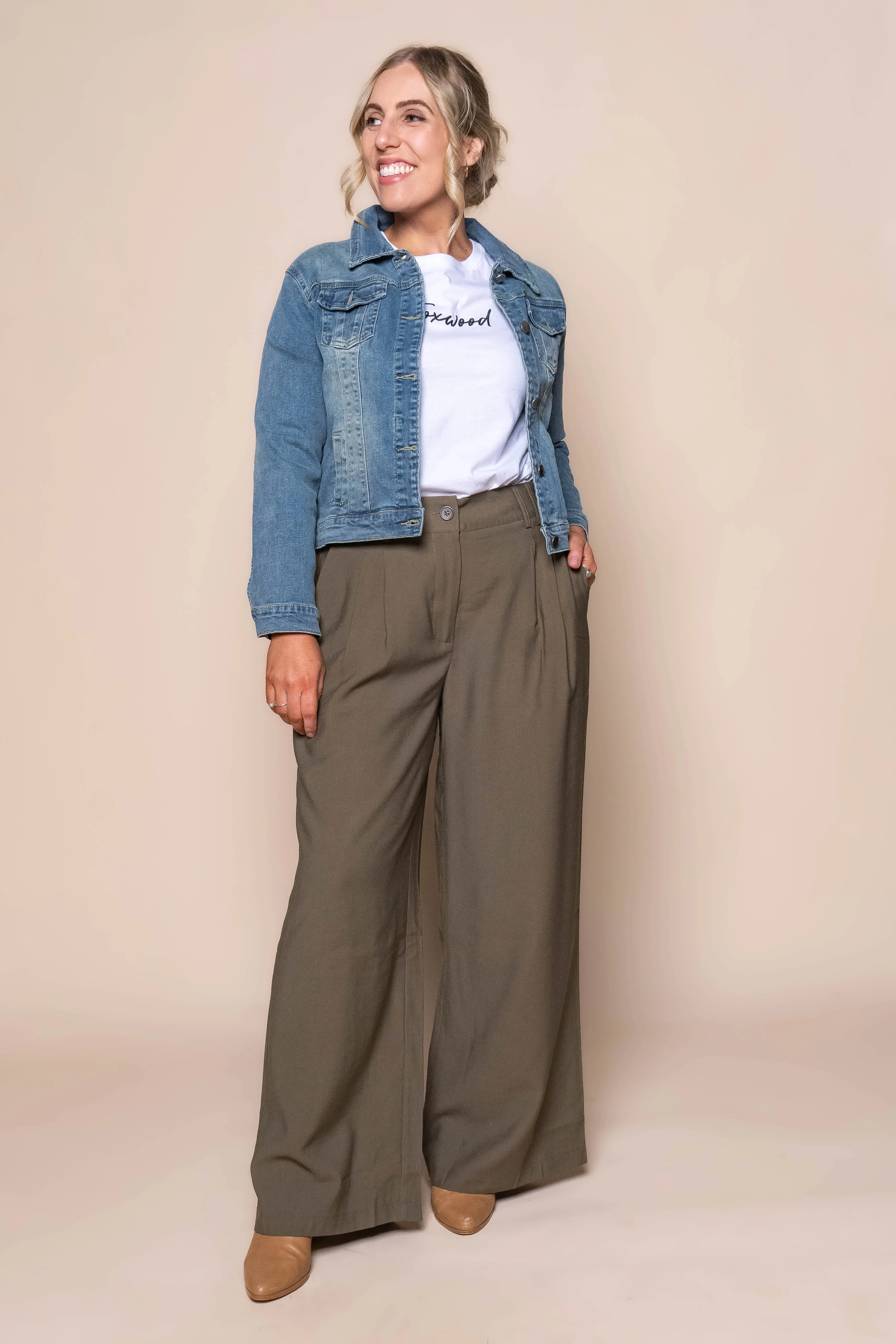 Kerry Denim Jacket in Mid Blue sold by Always Alice product image thumbnail 4