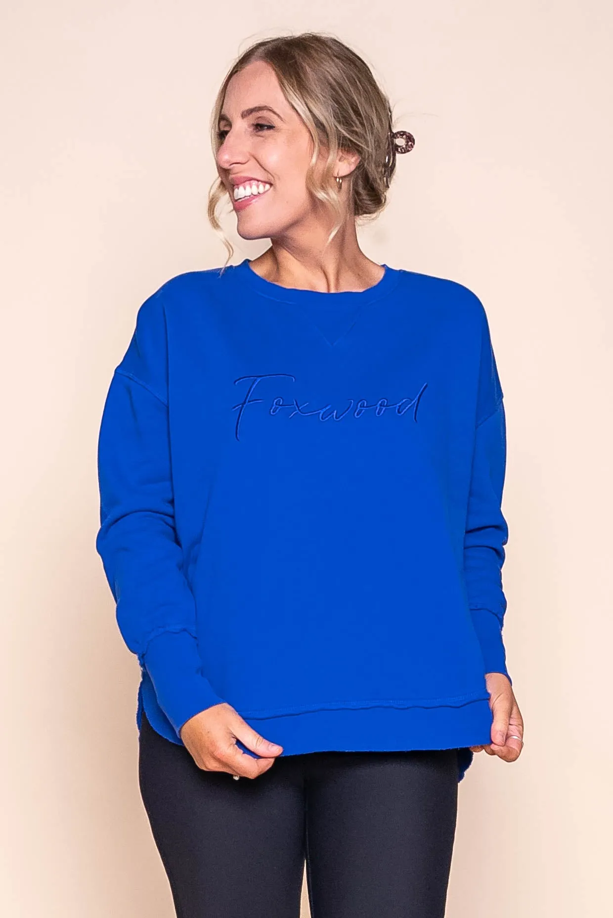 Signature Crew in Dazzling Blue - Foxwood sold by Always Alice product image thumbnail 2