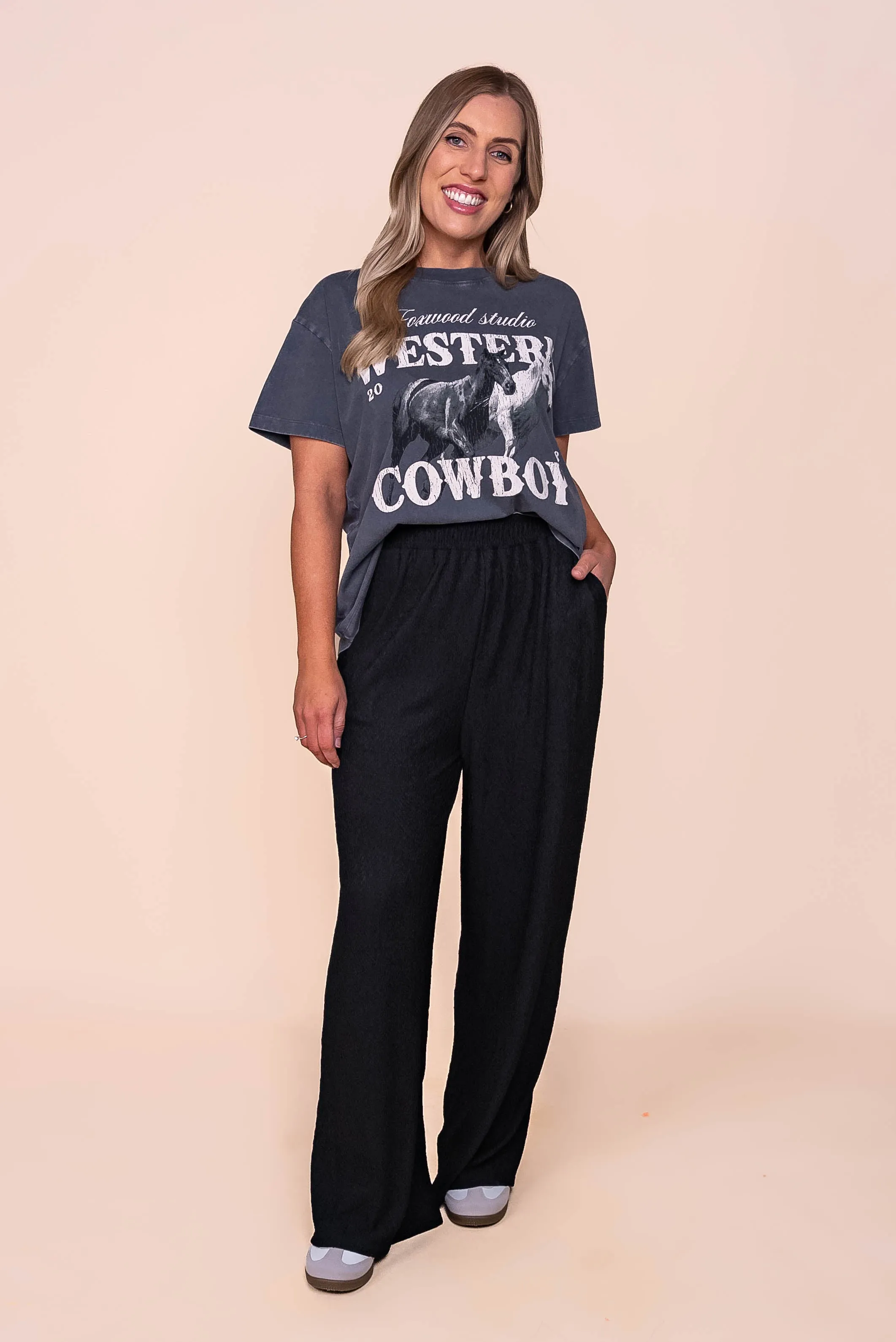 Tex Tee in Black - Foxwood sold by Always Alice product image thumbnail 2