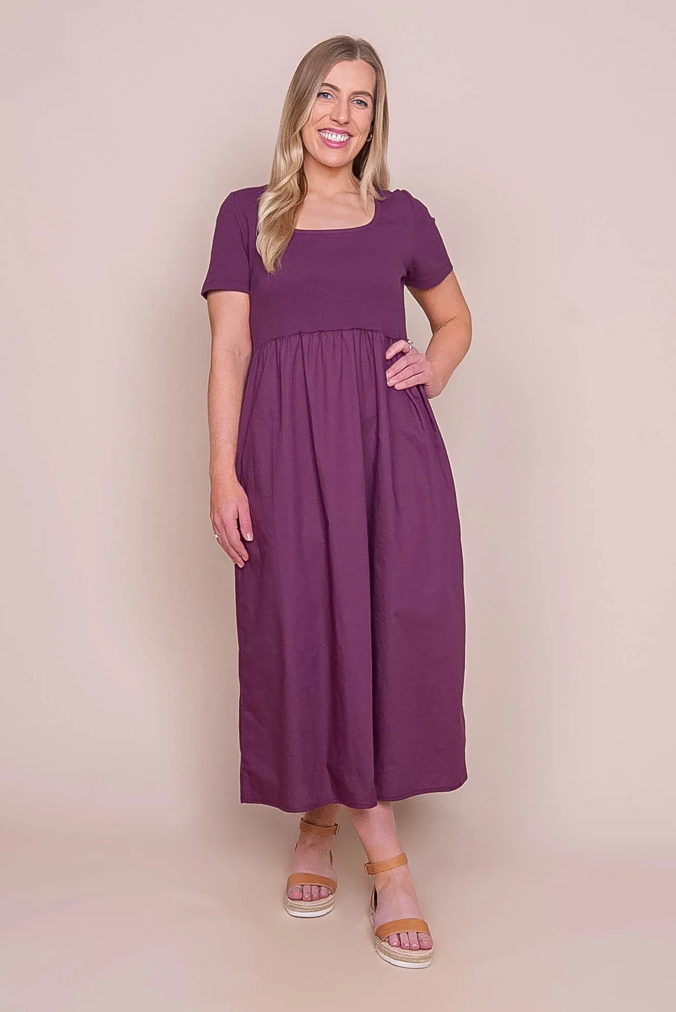 Ella Midi Dress in Plum - Foxwood sold by Always Alice product image thumbnail 2