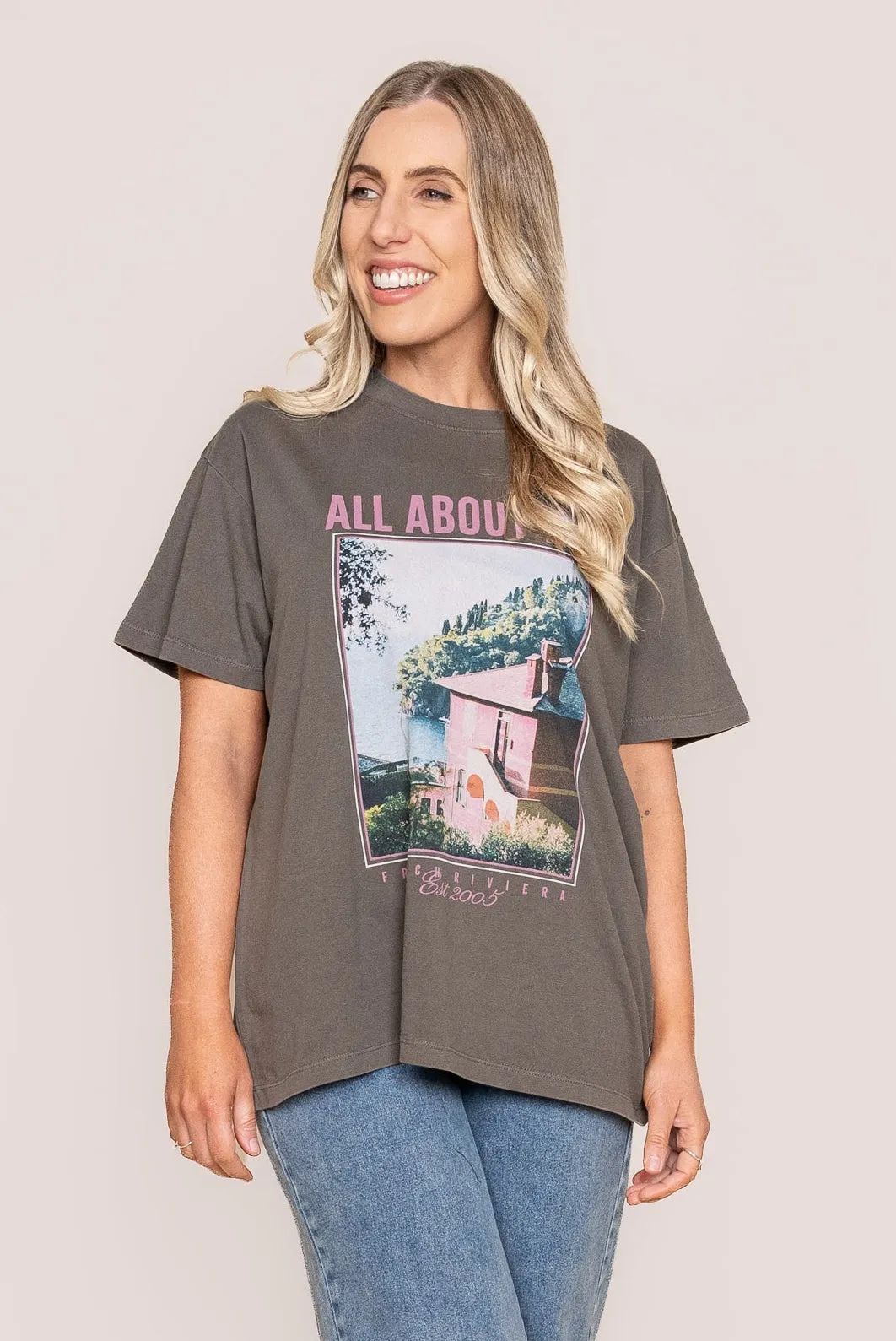 Provence Relaxed Tee in Charcoal - All About Eve sold by Always Alice product image thumbnail 2