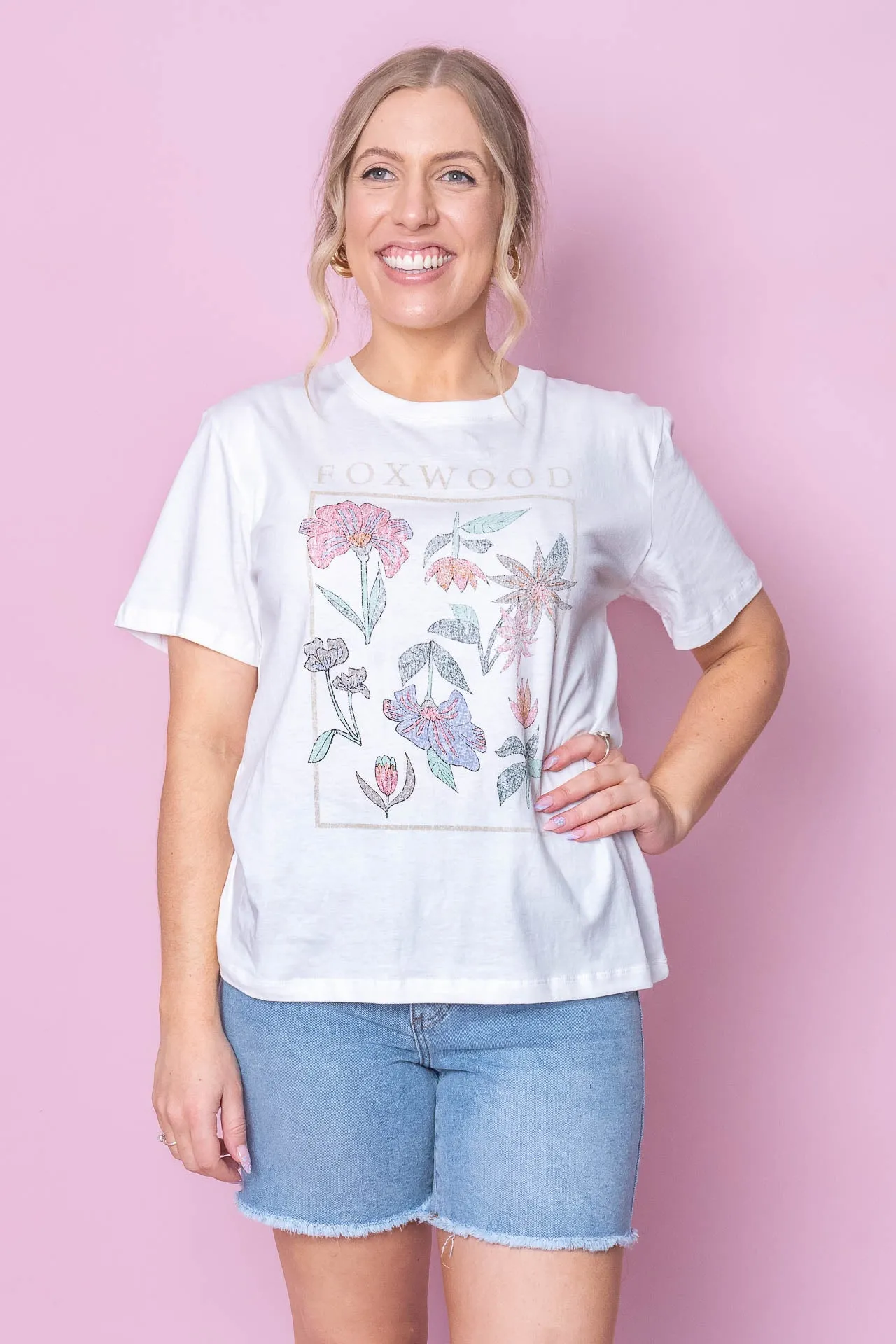 Wildflower Tee in Vintage White - Foxwood - Final Sale sold by Always Alice product image thumbnail 3