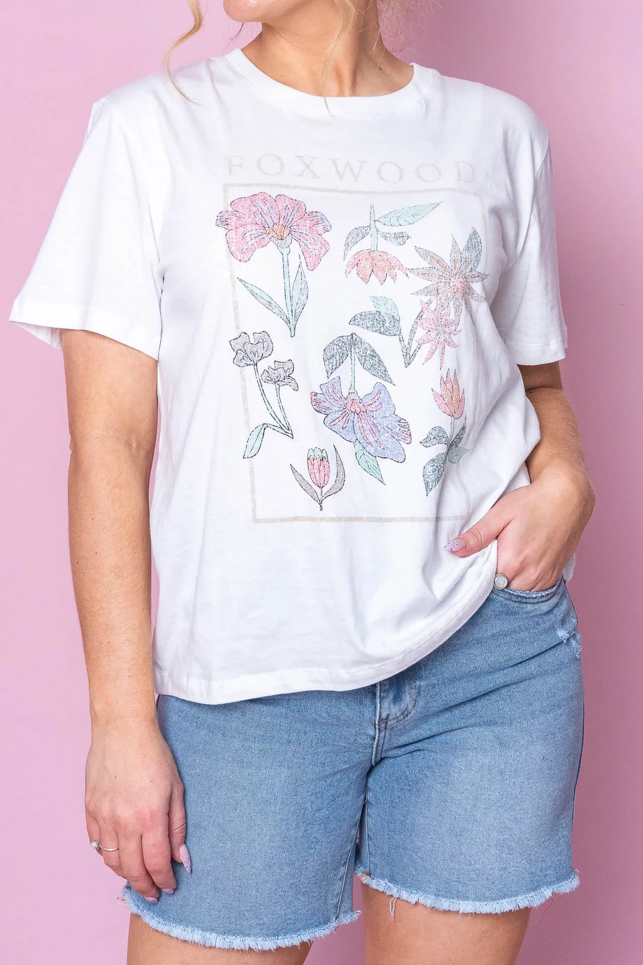 Wildflower Tee in Vintage White - Foxwood - Final Sale sold by Always Alice product image thumbnail 2