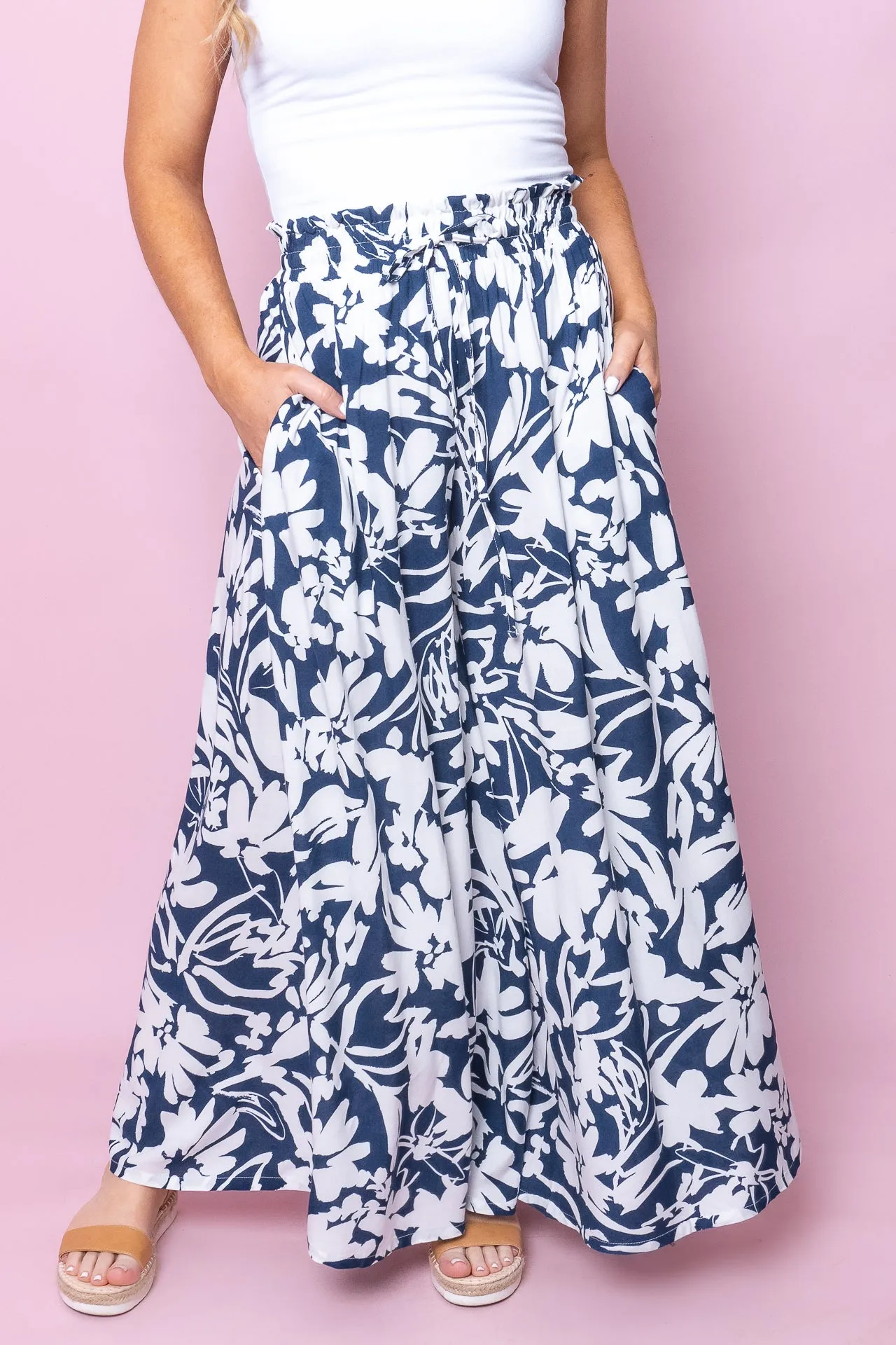 Amalia Pants in Navy sold by Always Alice product image thumbnail 2