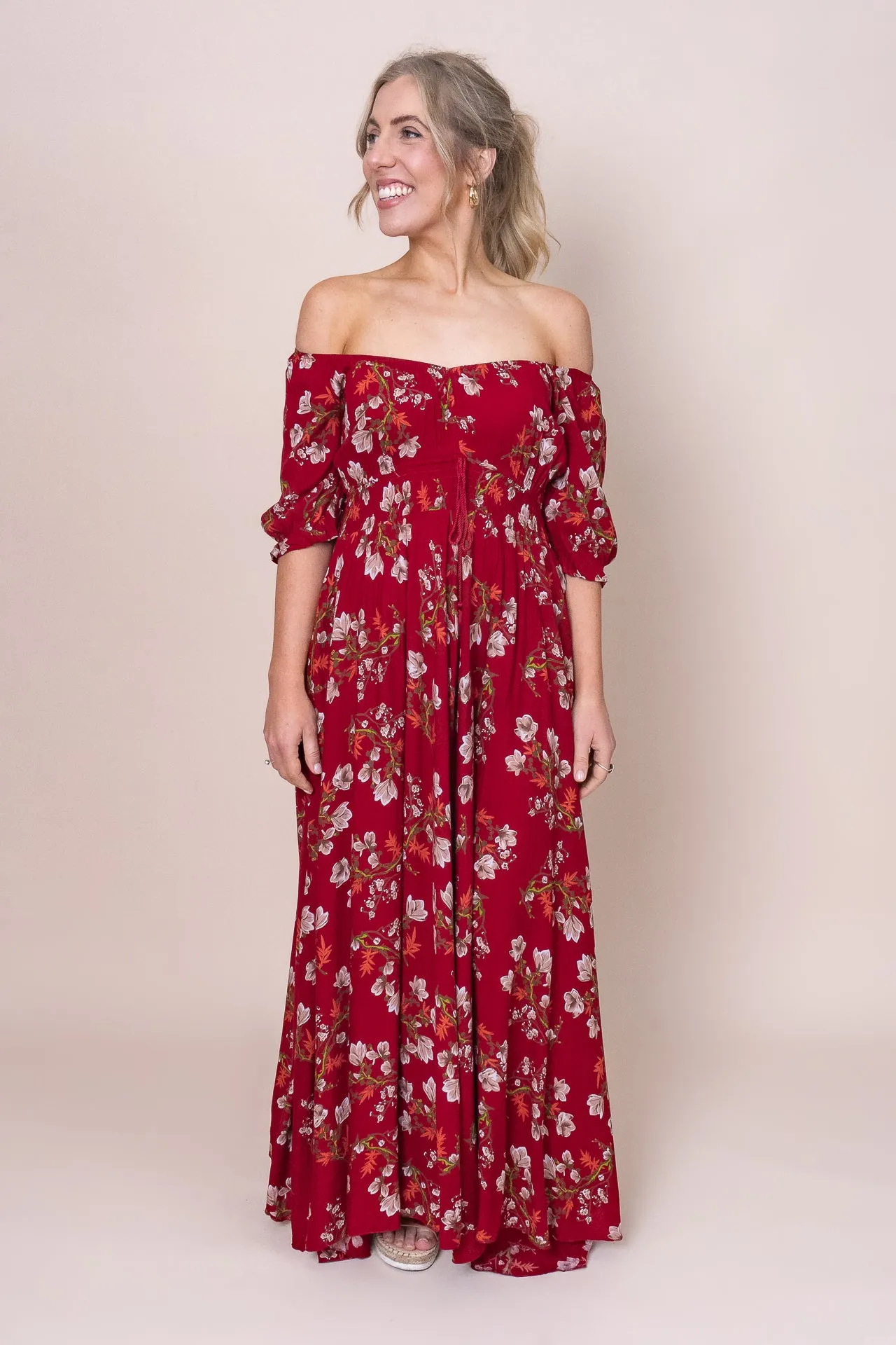 Nikka Maxi Dress in Wine sold by Always Alice product image thumbnail 3
