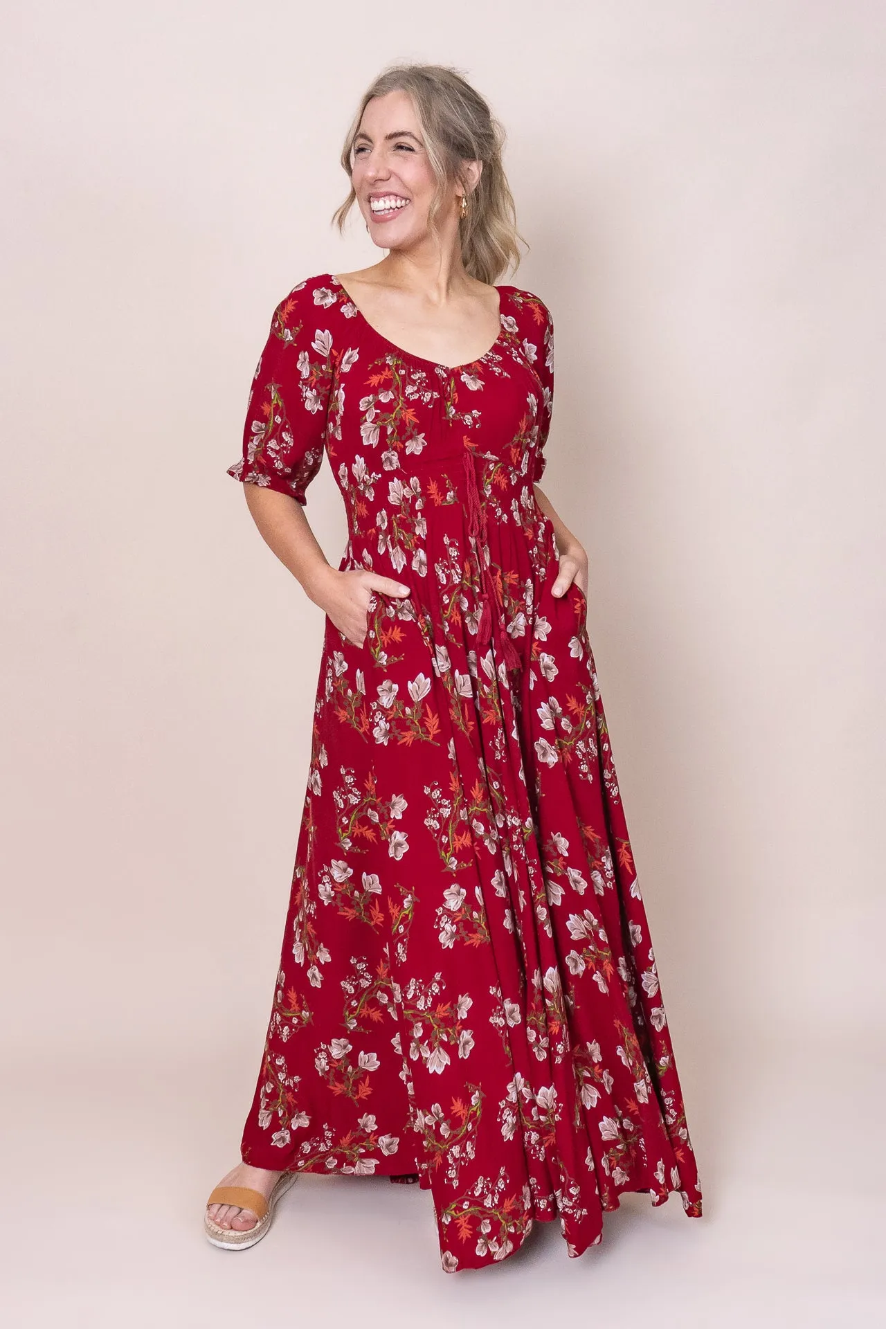 Nikka Maxi Dress in Wine sold by Always Alice product image thumbnail 2