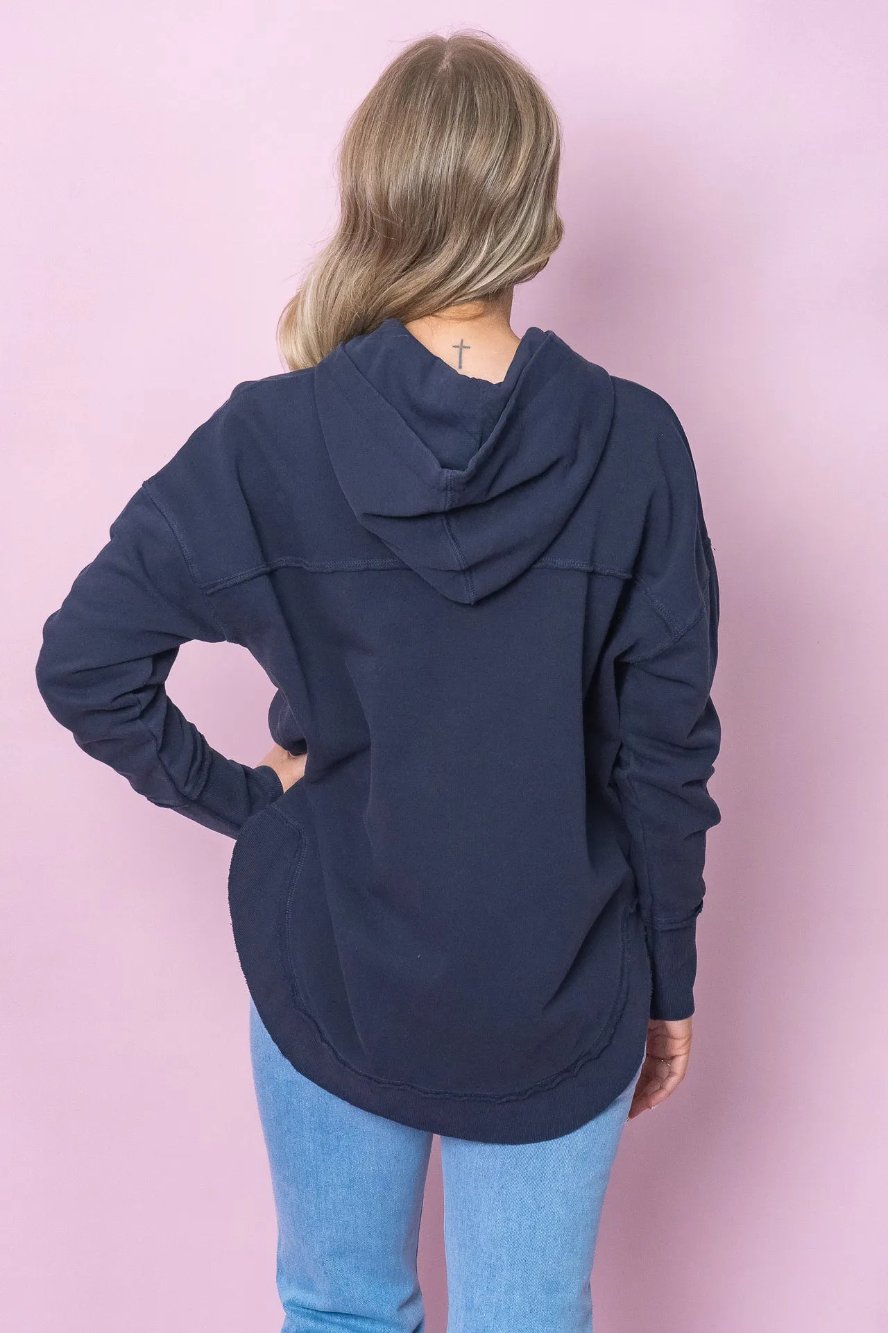 Always Alice Hoodie in Navy - Always Alice sold by Always Alice product image thumbnail 5
