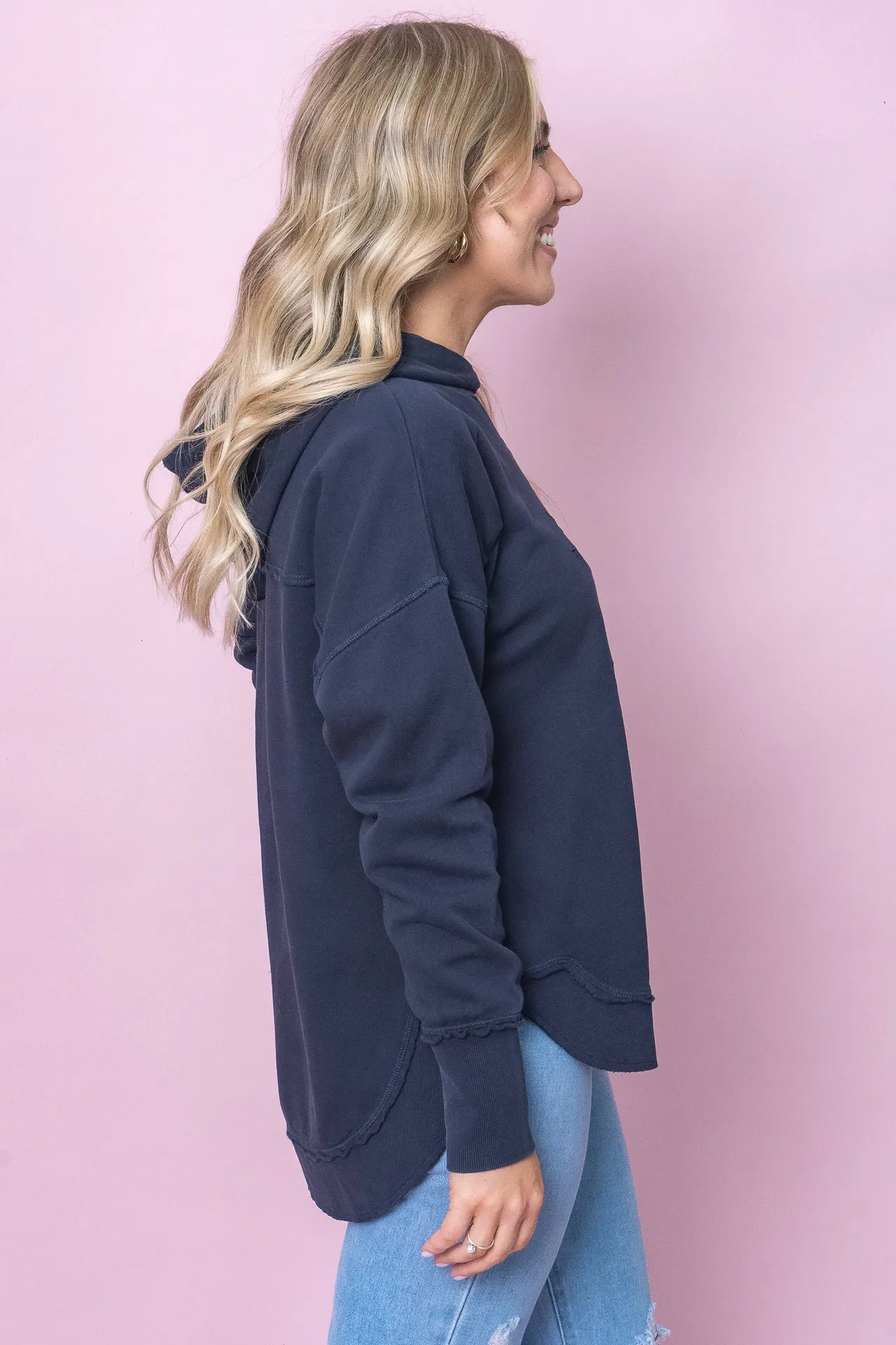 Always Alice Hoodie in Navy - Always Alice sold by Always Alice product image thumbnail 4