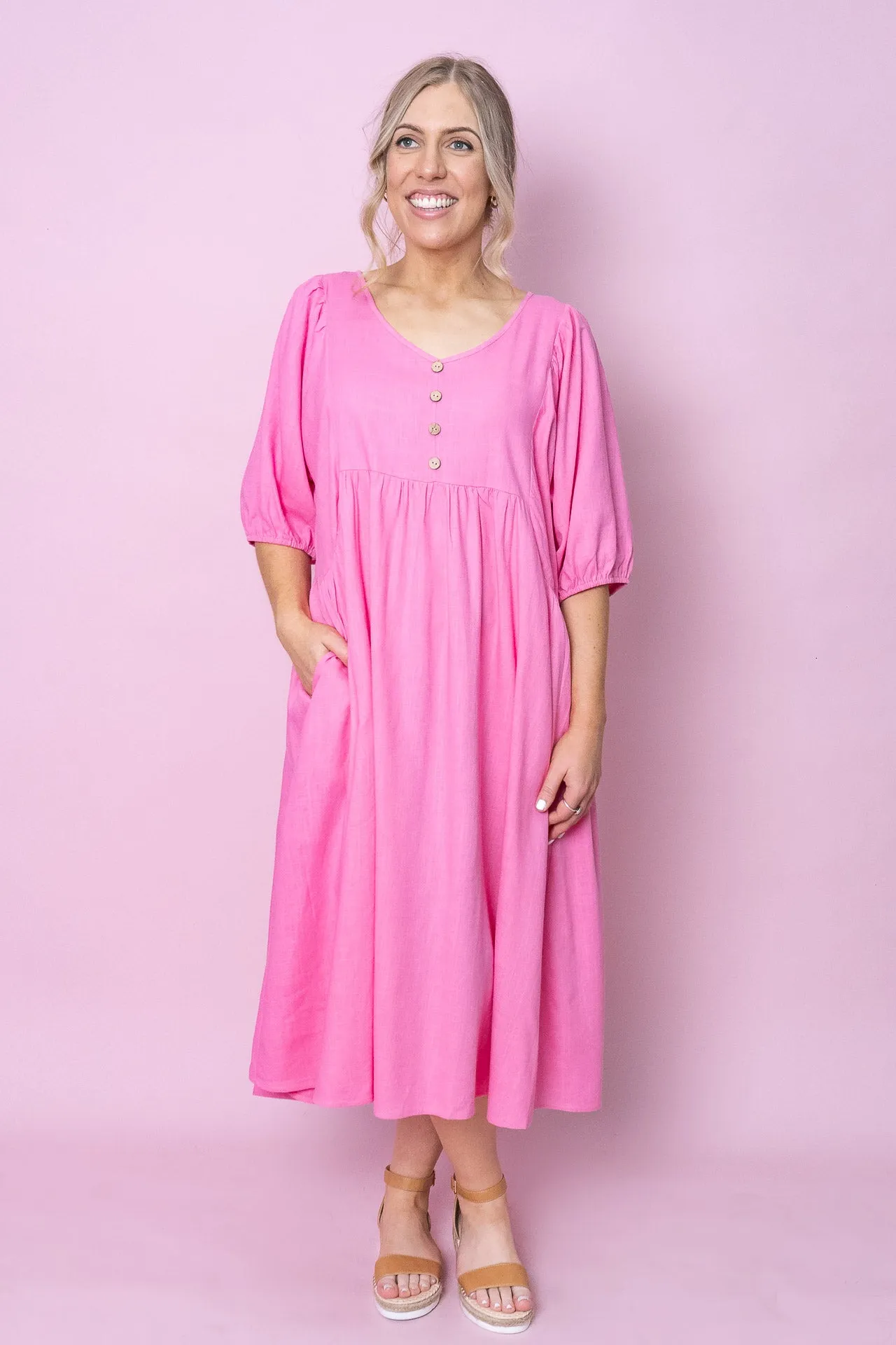 Emery Midi Dress in Pink sold by Always Alice product image thumbnail 2