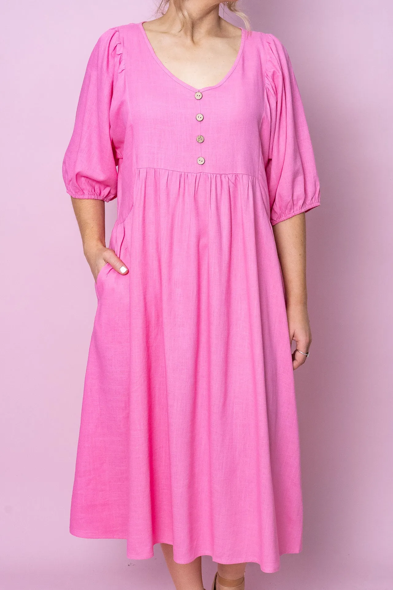 Emery Midi Dress in Pink sold by Always Alice product image thumbnail 4