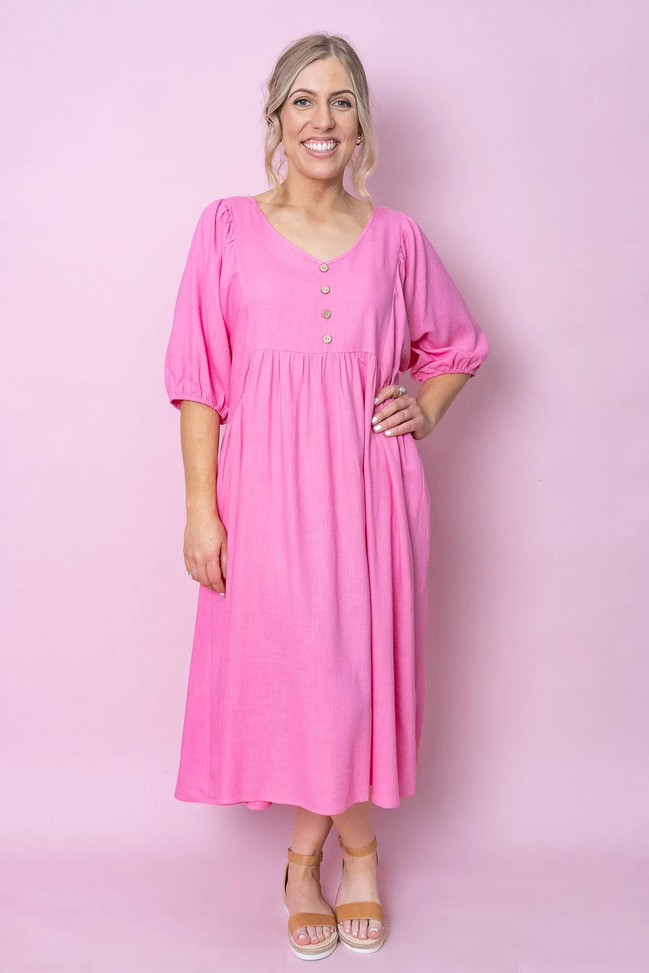 Emery Midi Dress in Pink sold by Always Alice product image thumbnail 3