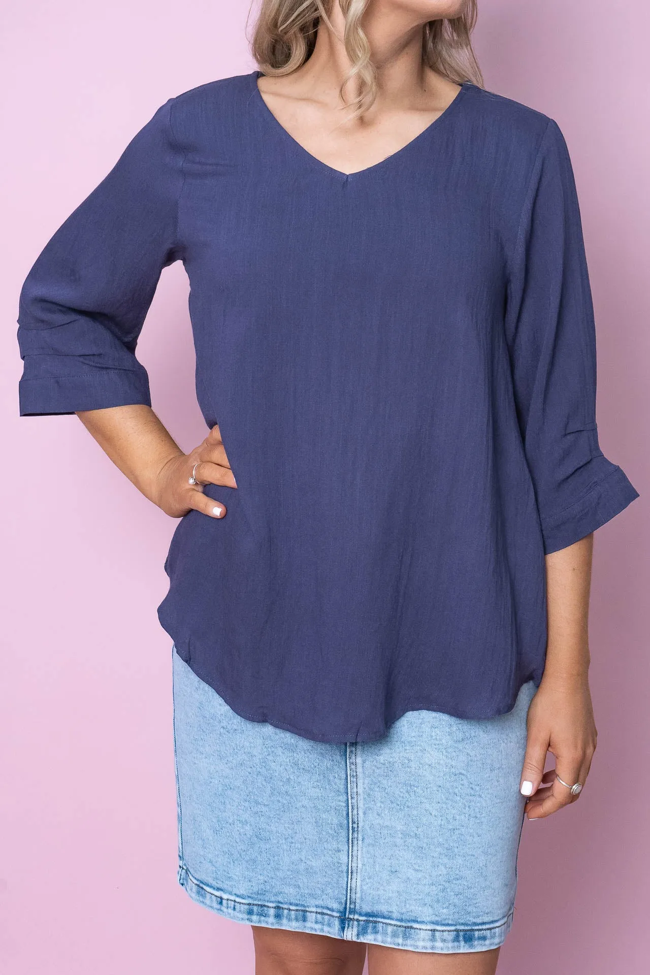Morgan Top in Navy sold by Always Alice product image thumbnail 3