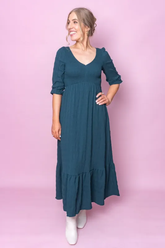 Danica Dress in Emerald - Final Sale sold by Always Alice