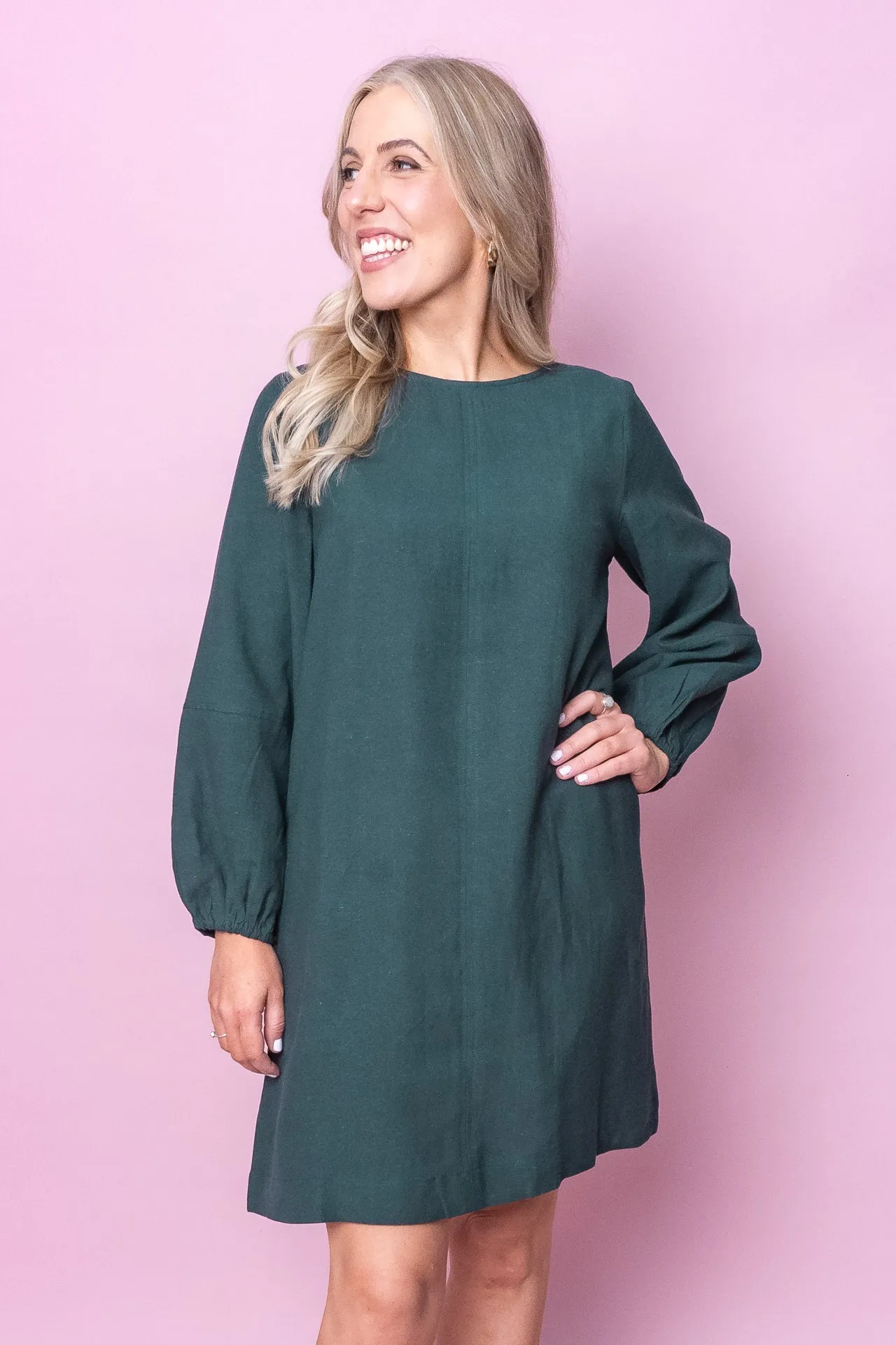 Ingrid Dress in Forest Green sold by Always Alice product image thumbnail 2