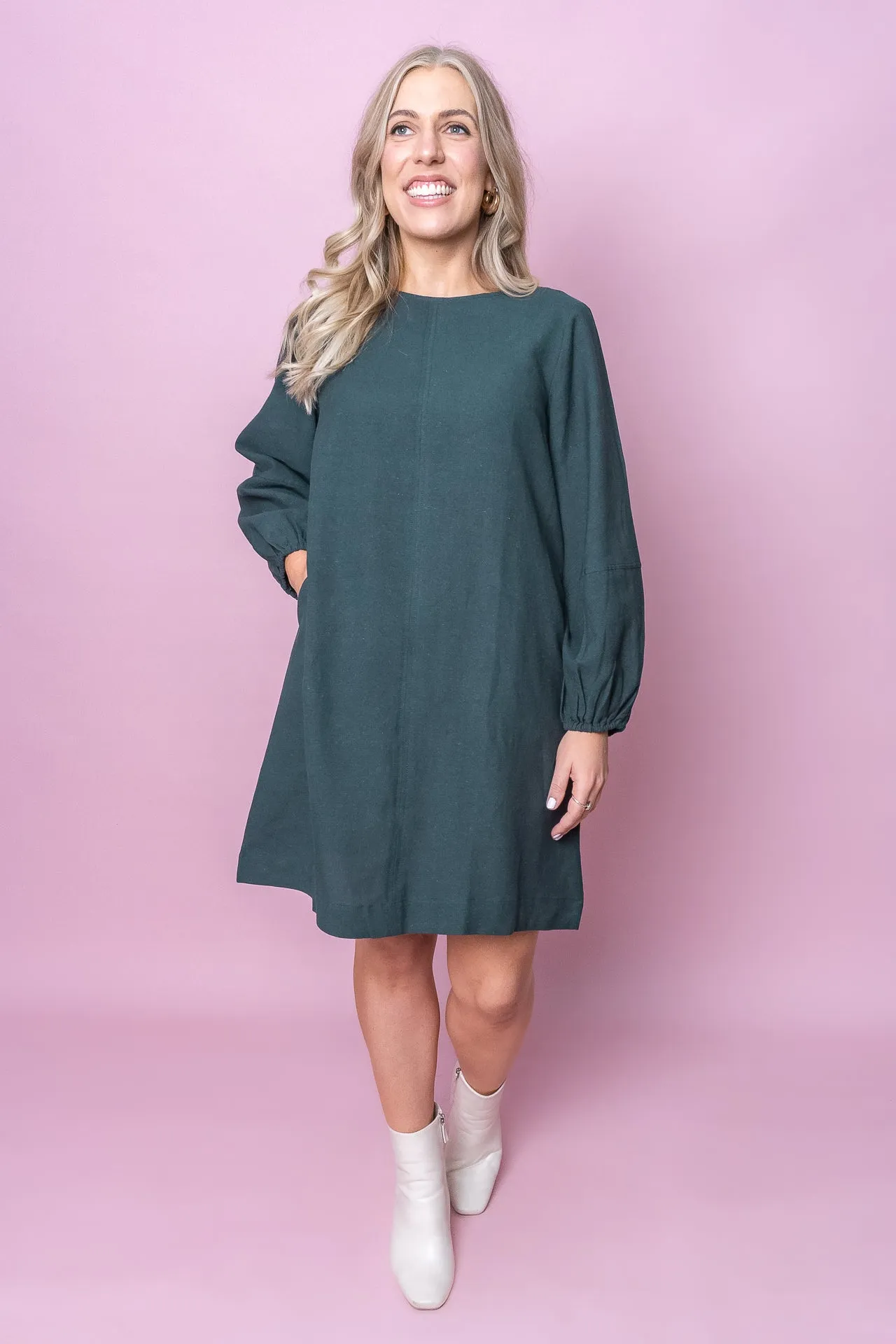 Ingrid Dress in Forest Green sold by Always Alice product image thumbnail 3
