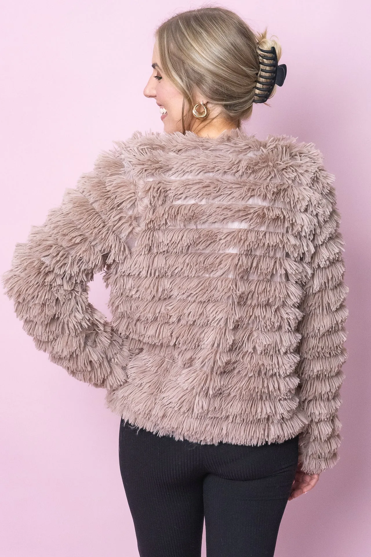 Trudy Jacket in Mocha sold by Always Alice product image thumbnail 4