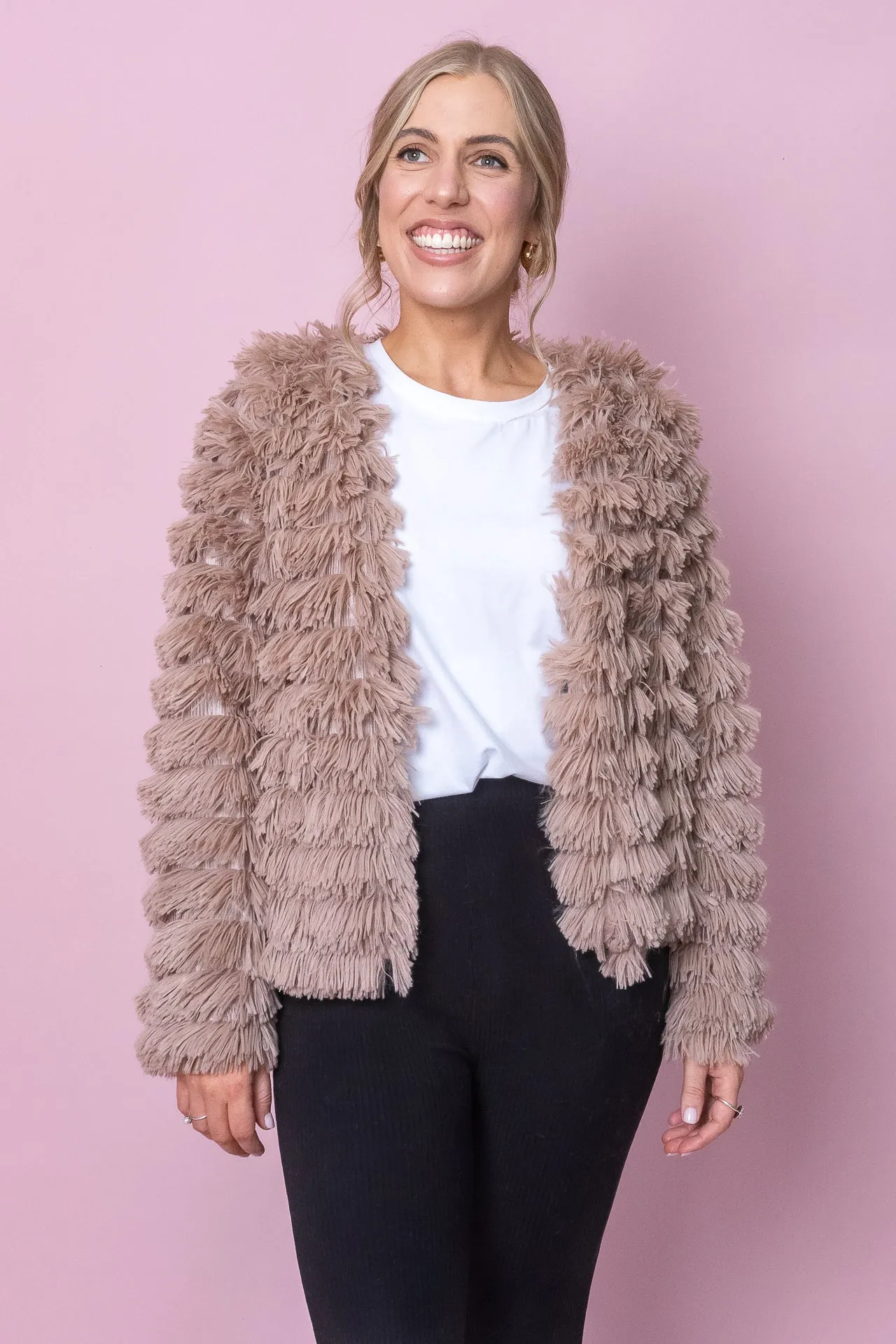 Trudy Jacket in Mocha sold by Always Alice product image thumbnail 2