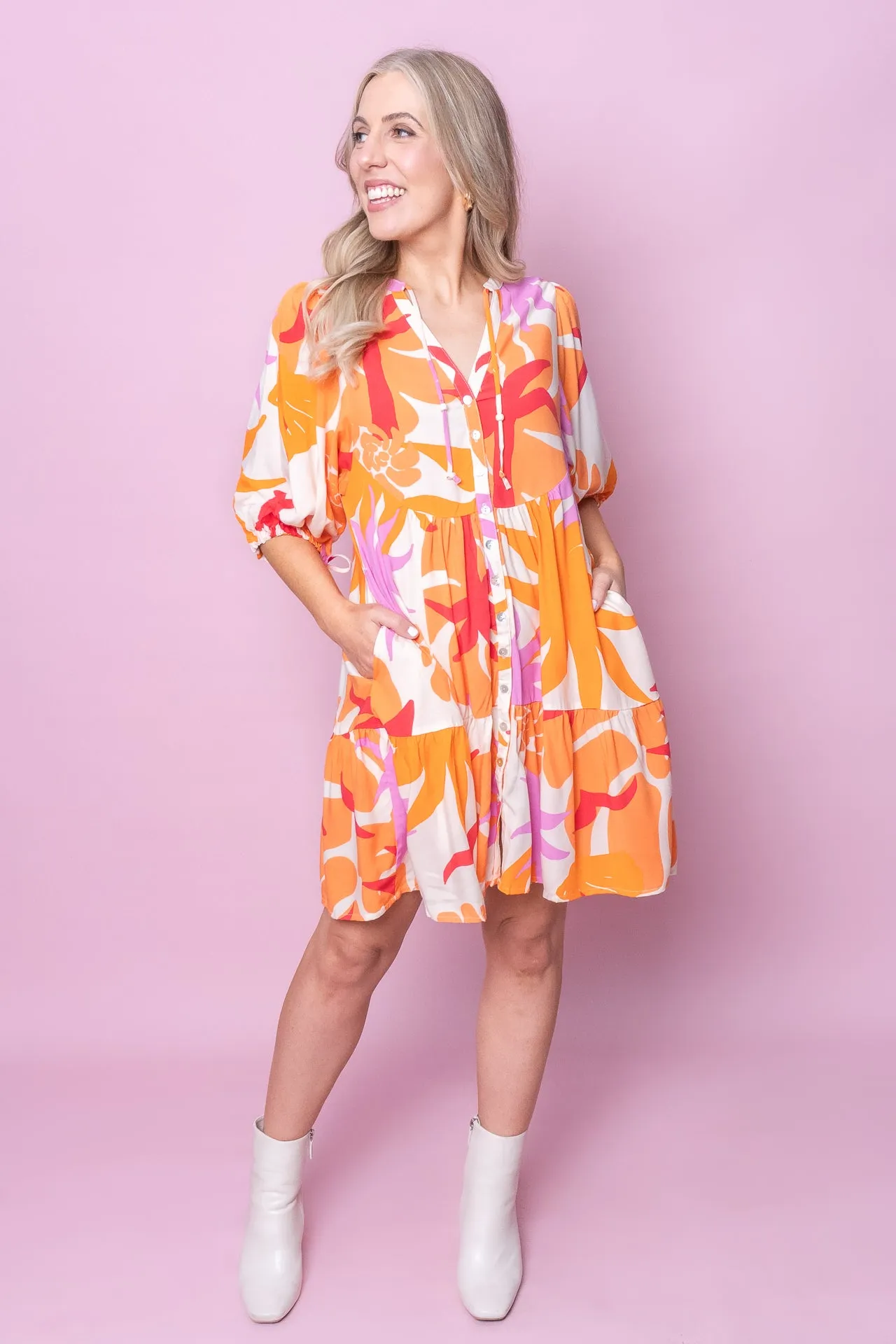 Mandi Dress in Multi sold by Always Alice