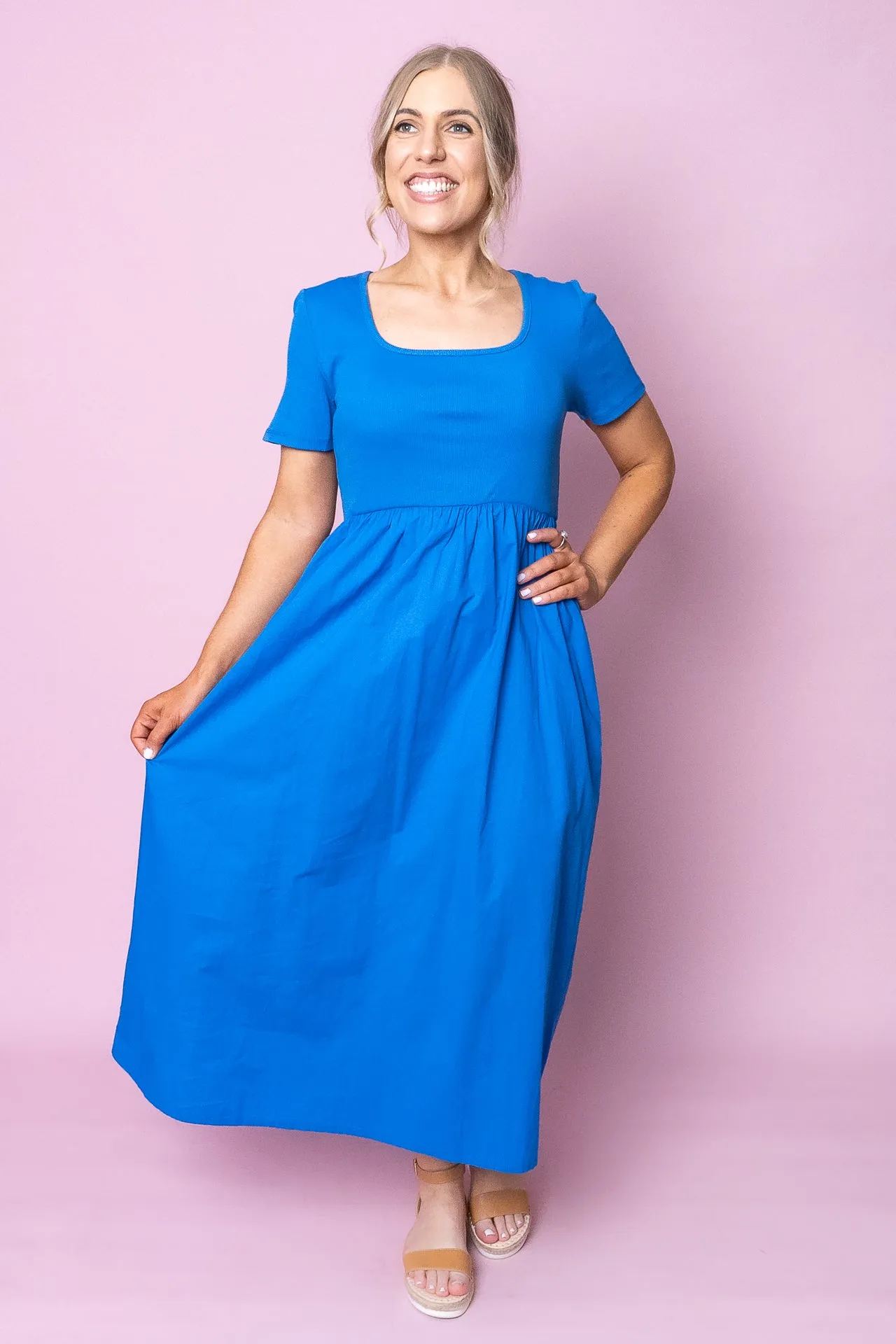 Ella Dress in Blue - Foxwood sold by Always Alice