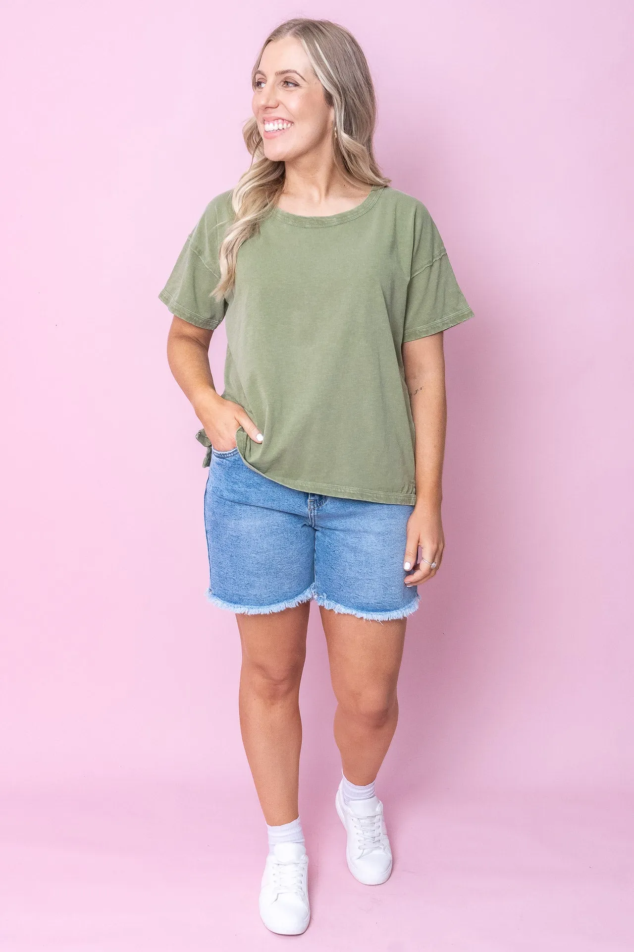 Marley Tee in Sea Kelp - Foxwood - Final Sale sold by Always Alice product image thumbnail 2