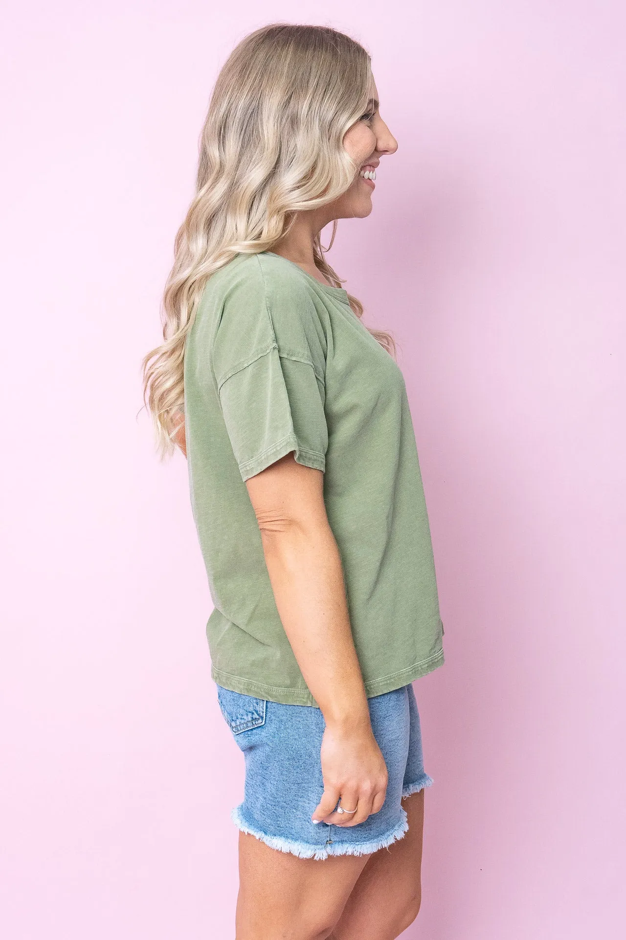 Marley Tee in Sea Kelp - Foxwood - Final Sale sold by Always Alice product image thumbnail 4