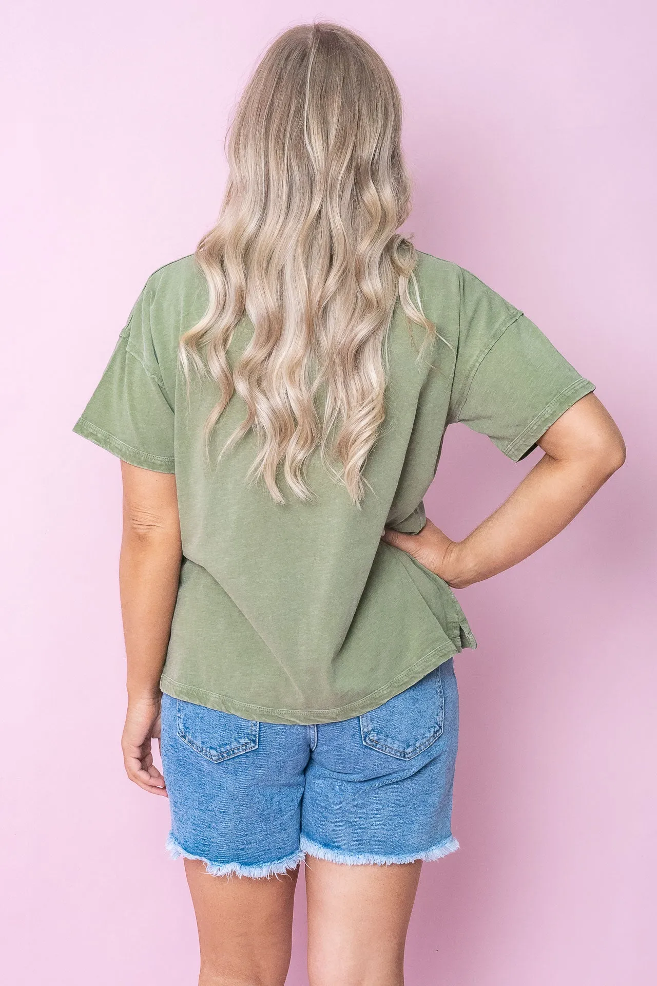 Marley Tee in Sea Kelp - Foxwood - Final Sale sold by Always Alice product image thumbnail 5